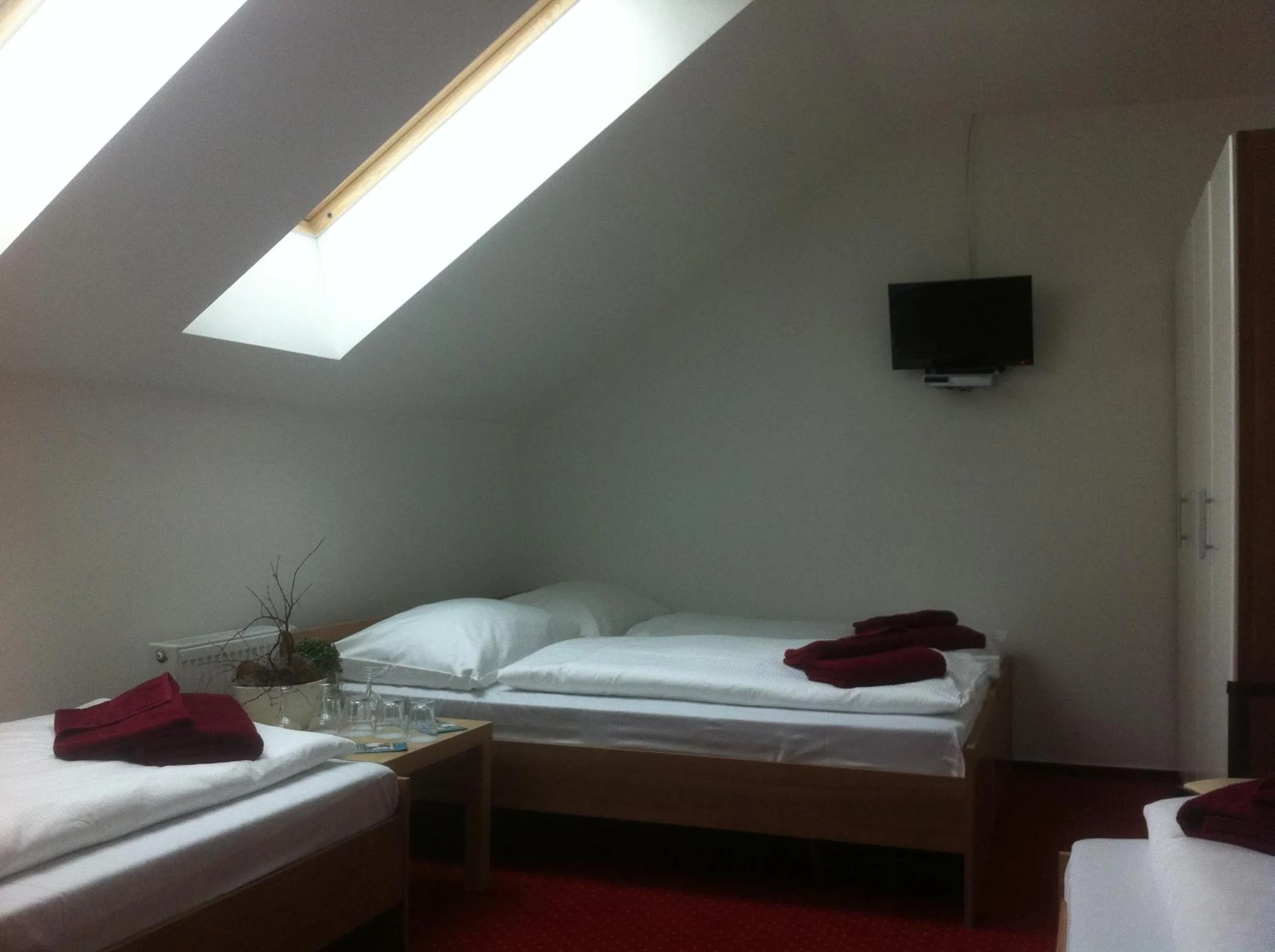 Bed in Hotel Krušnohorský Dvůr