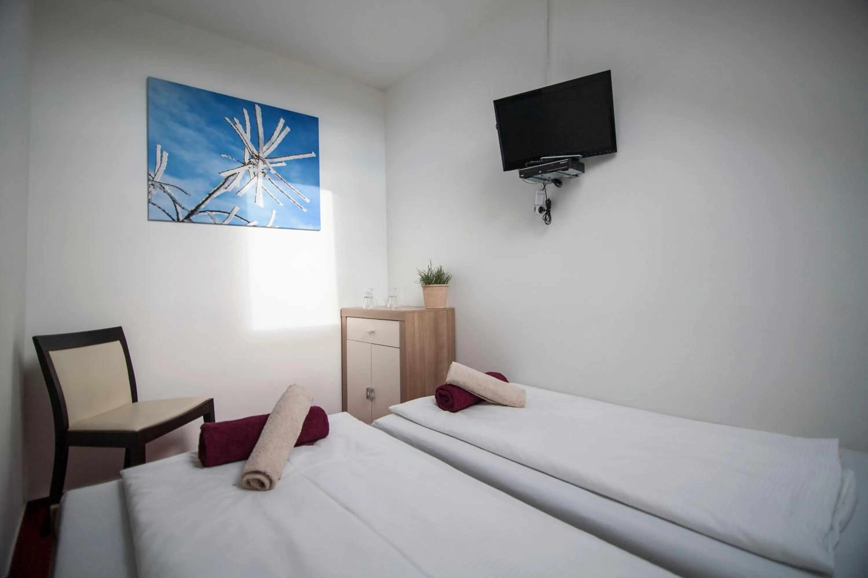 Bed in Hotel Krušnohorský Dvůr