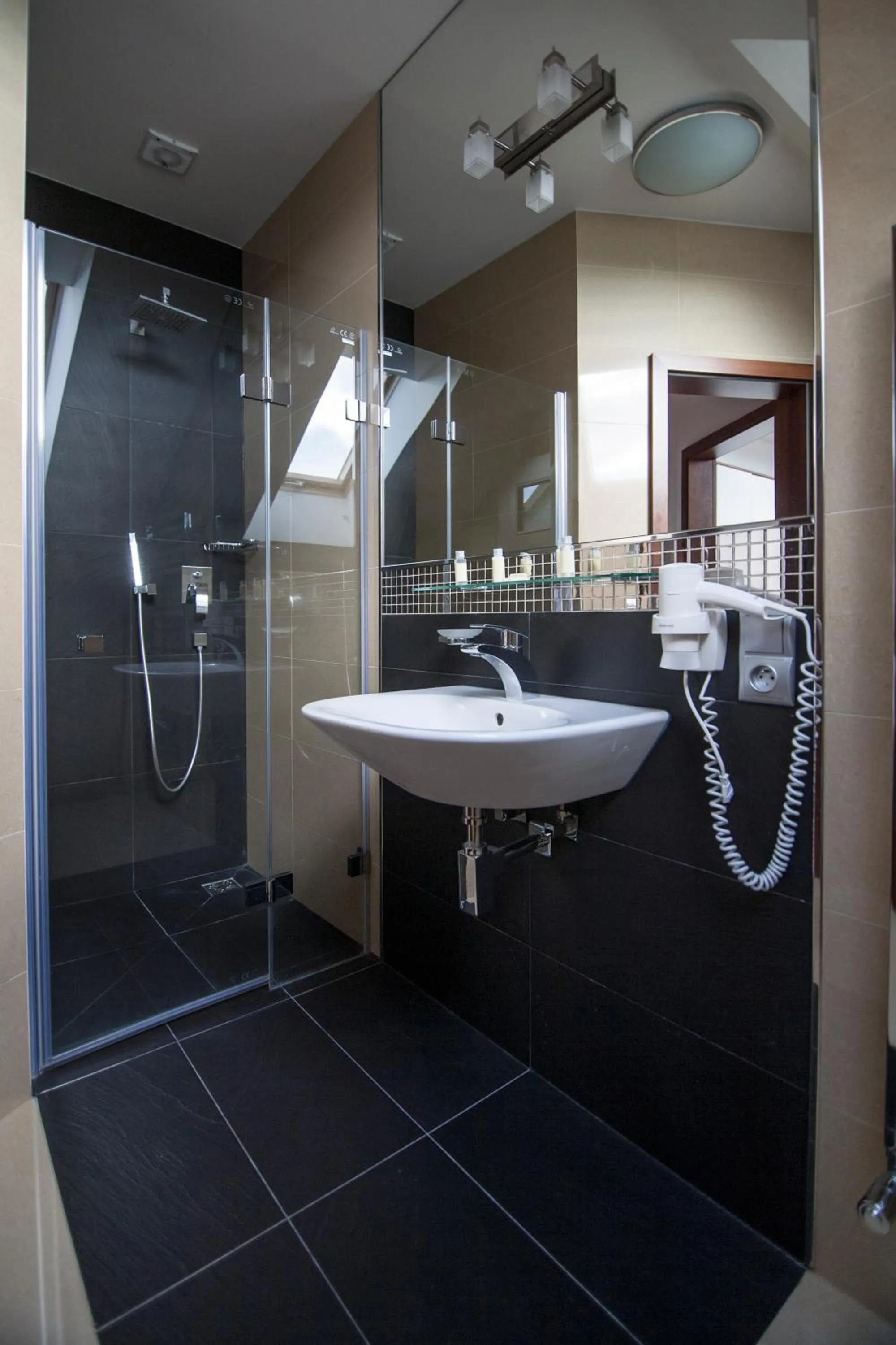 Bathroom in Hotel Krušnohorský Dvůr