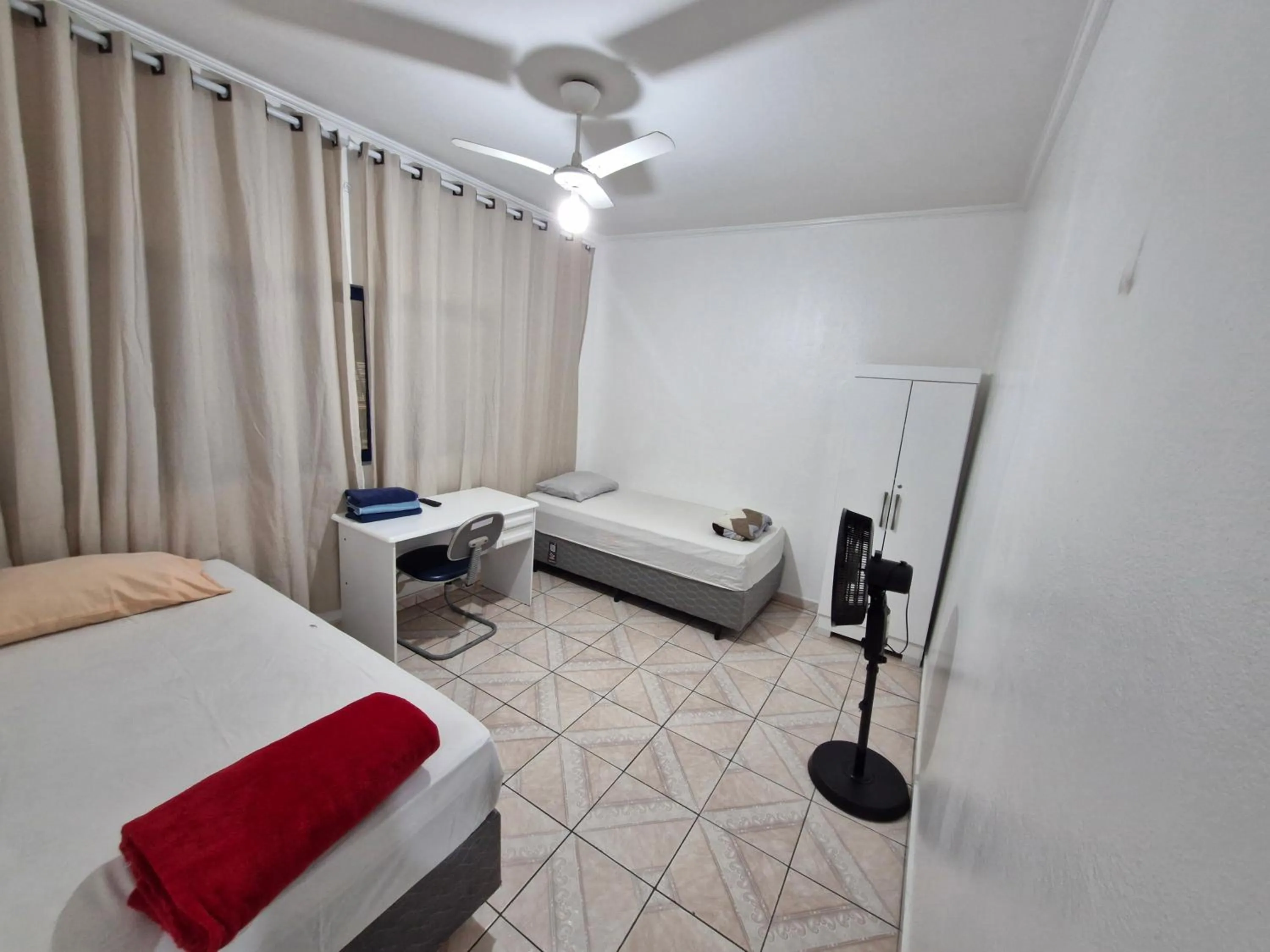 Bed in Hotel Pousada Liberdade