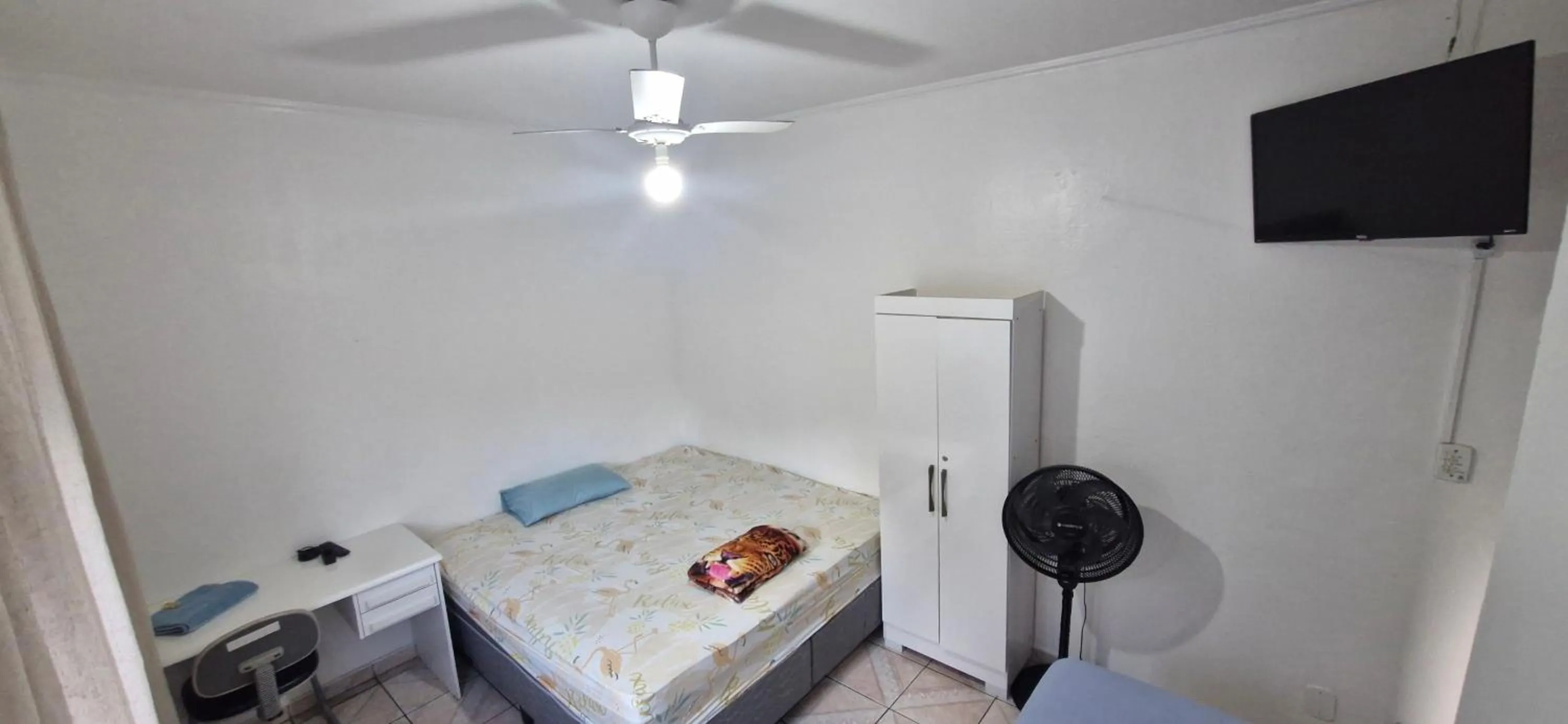 Bed in Hotel Pousada Liberdade