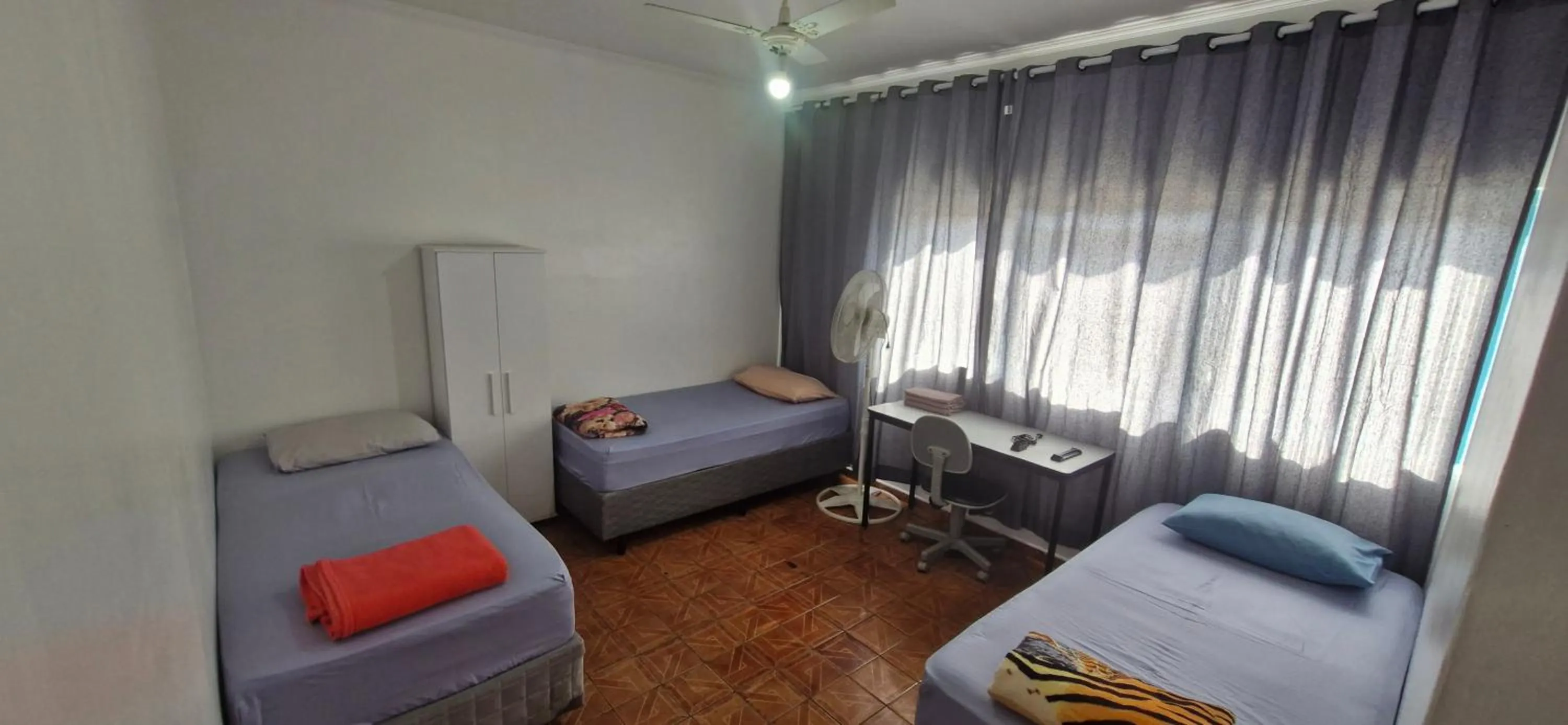 Bed in Hotel Pousada Liberdade