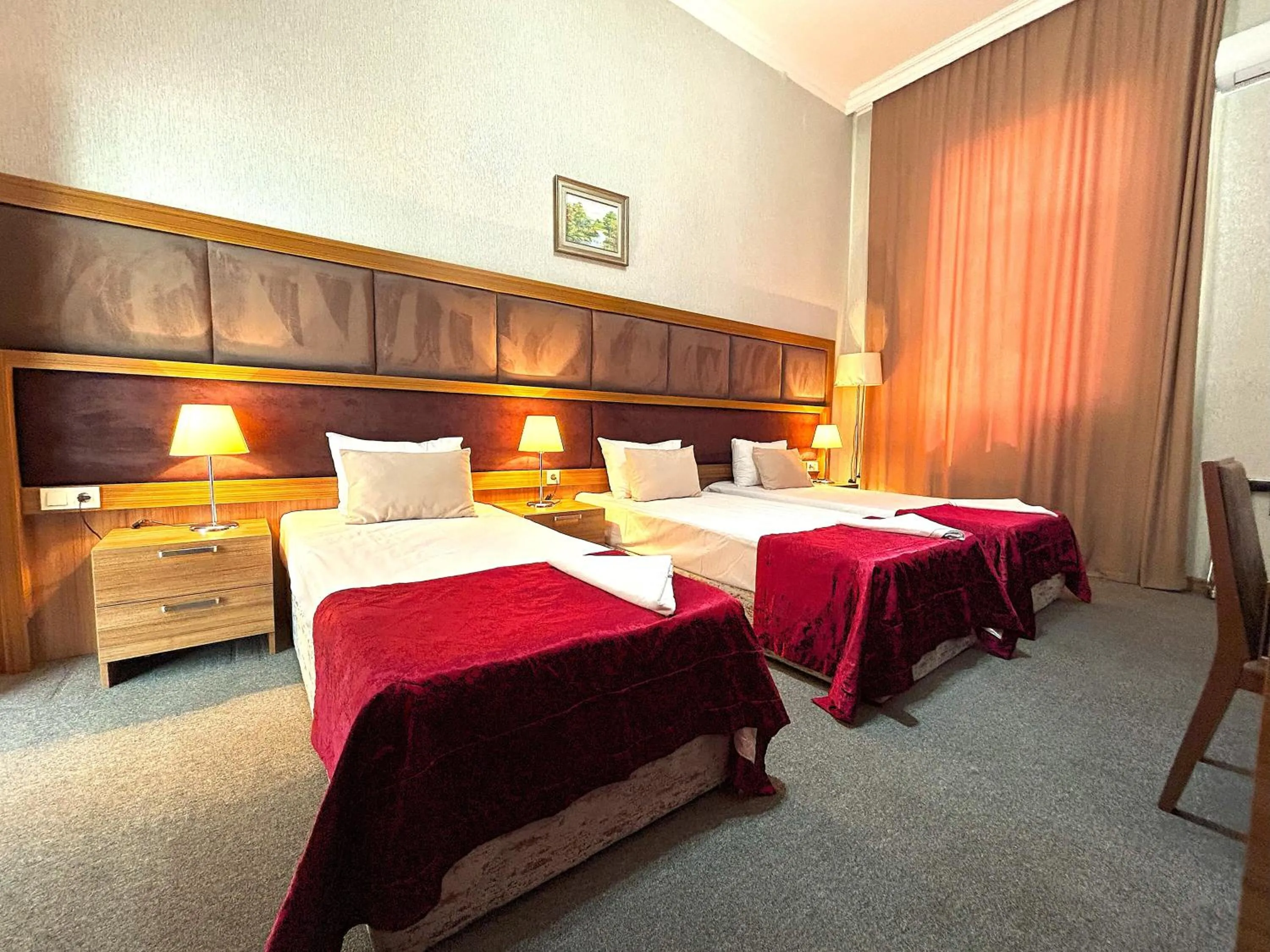 Photo of the whole room, Bed in Turkiye Hotel - Free Massage