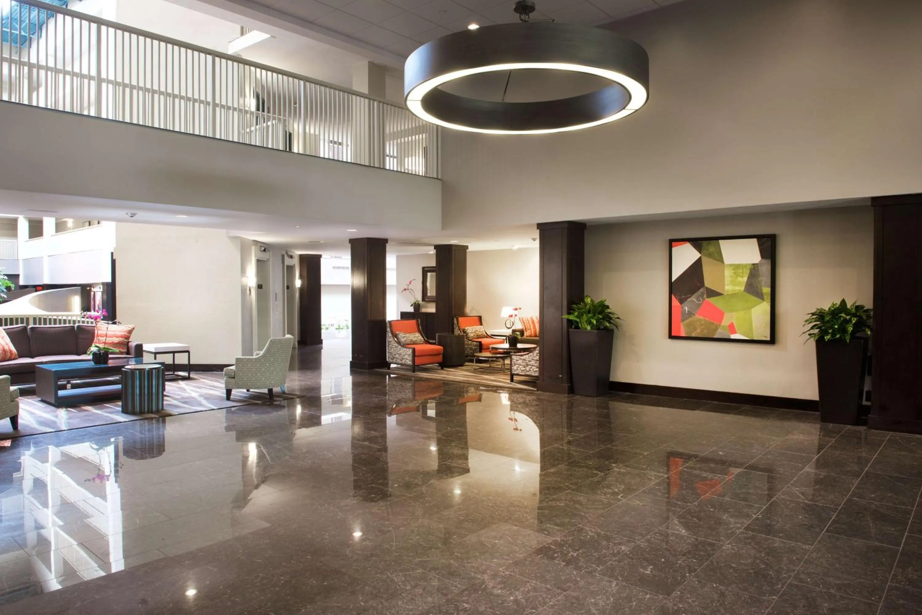 Lobby or reception in Embassy Suites by Hilton Philadelphia Airport