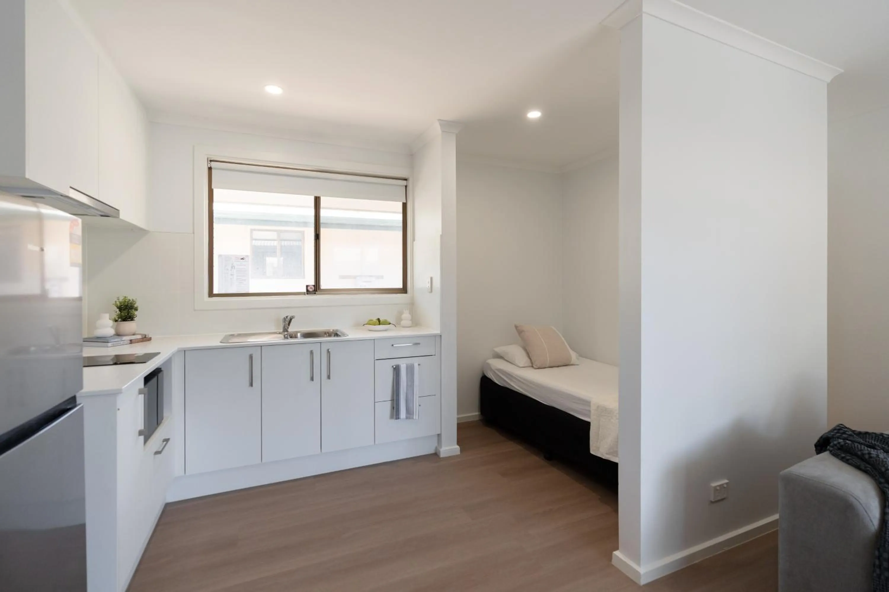 Kitchen or kitchenette in Highway 1 Holiday & Lifestyle Park