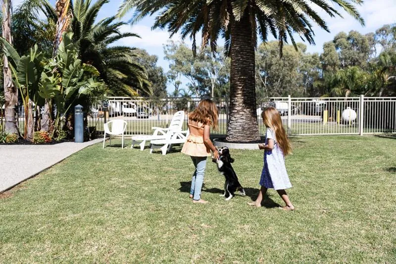 Swimming pool in Highway 1 Holiday & Lifestyle Park