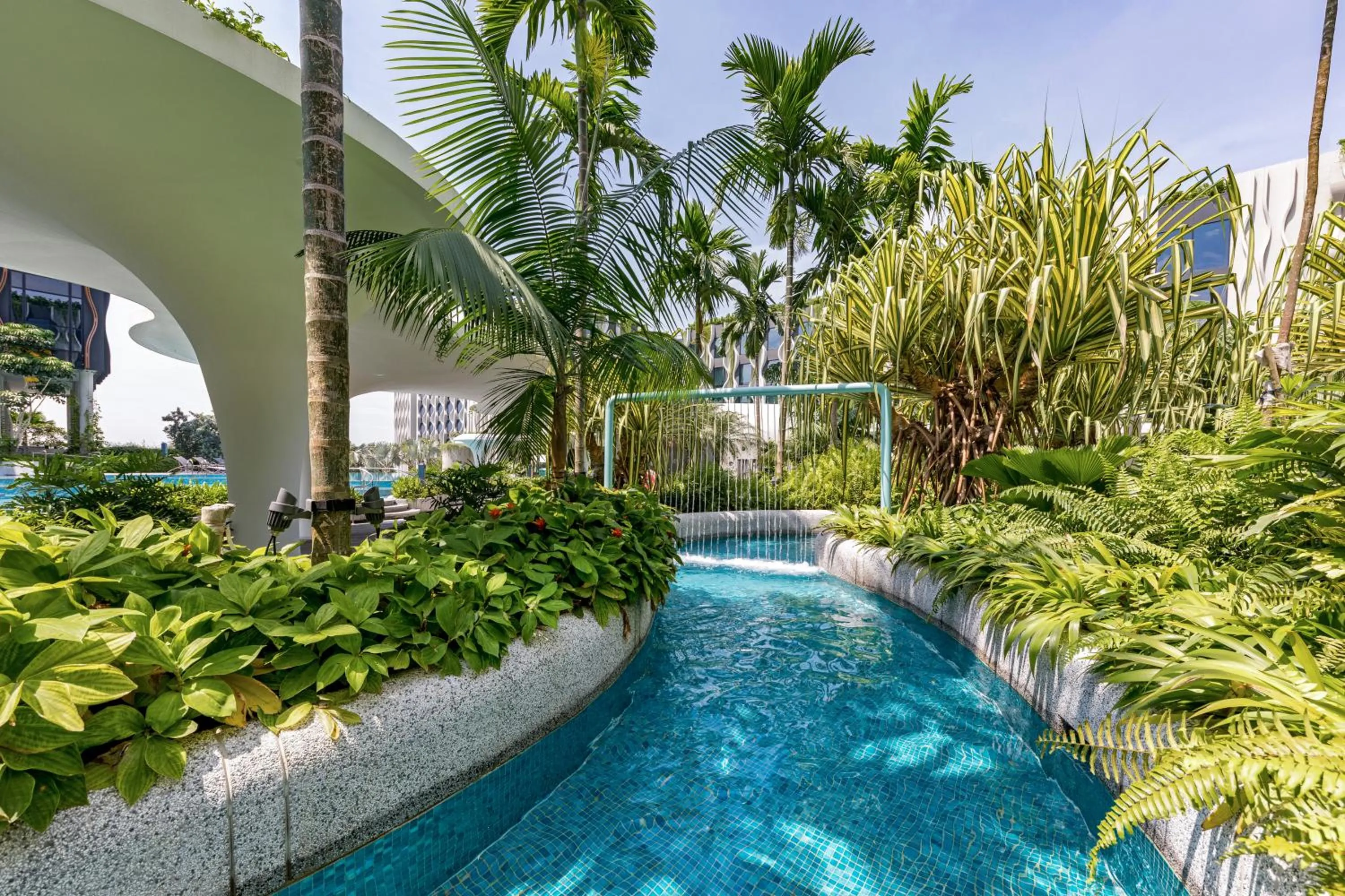 Swimming pool in Village Hotel Sentosa by Far East Hospitality