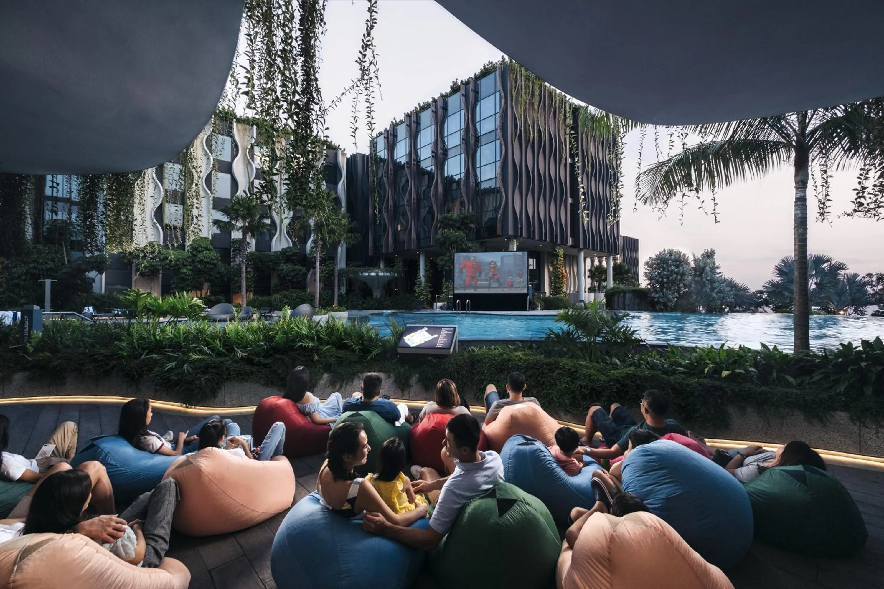 Swimming pool in Village Hotel Sentosa by Far East Hospitality