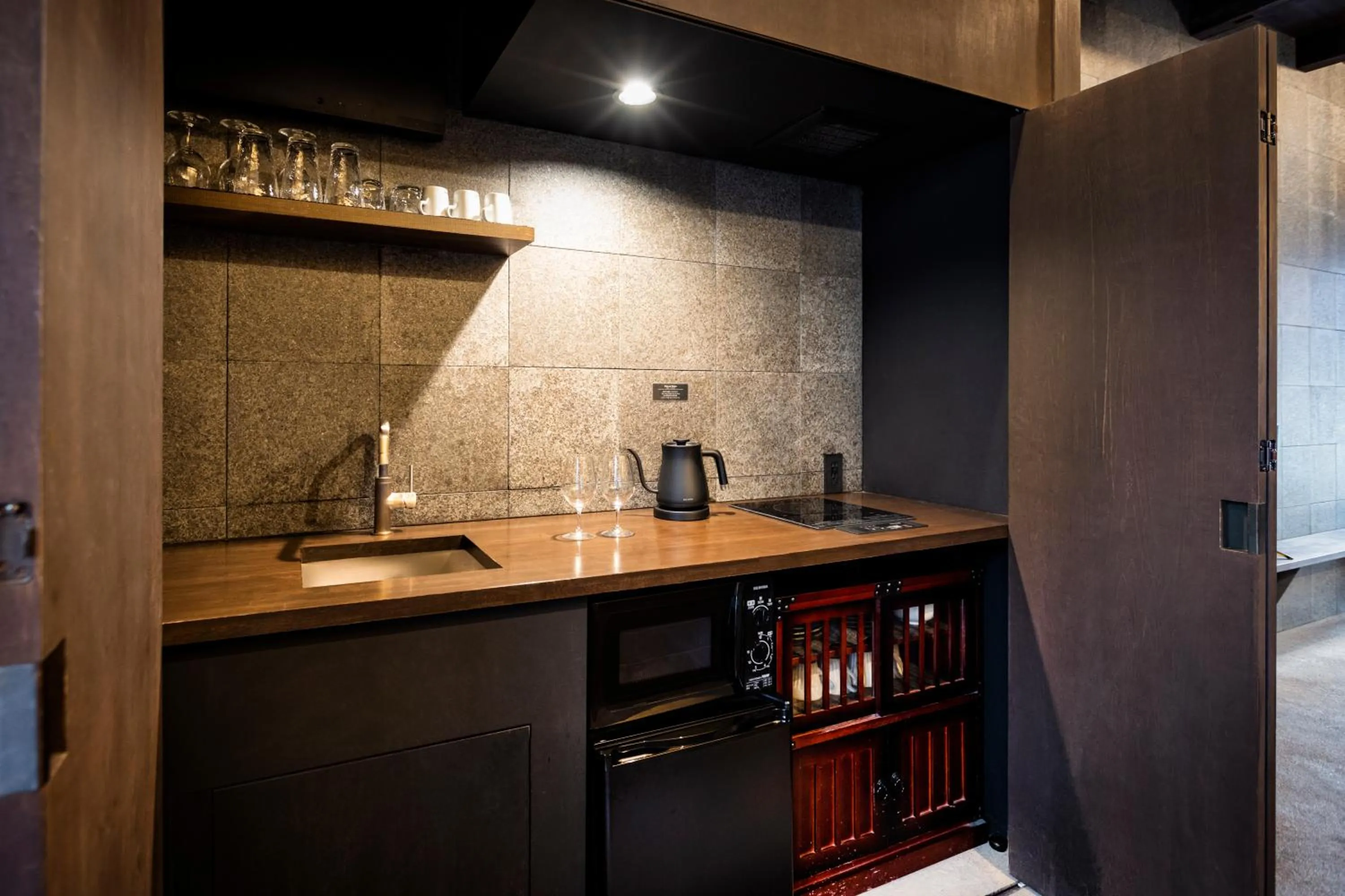 kitchen in Rinn Premium Nijo Castle North