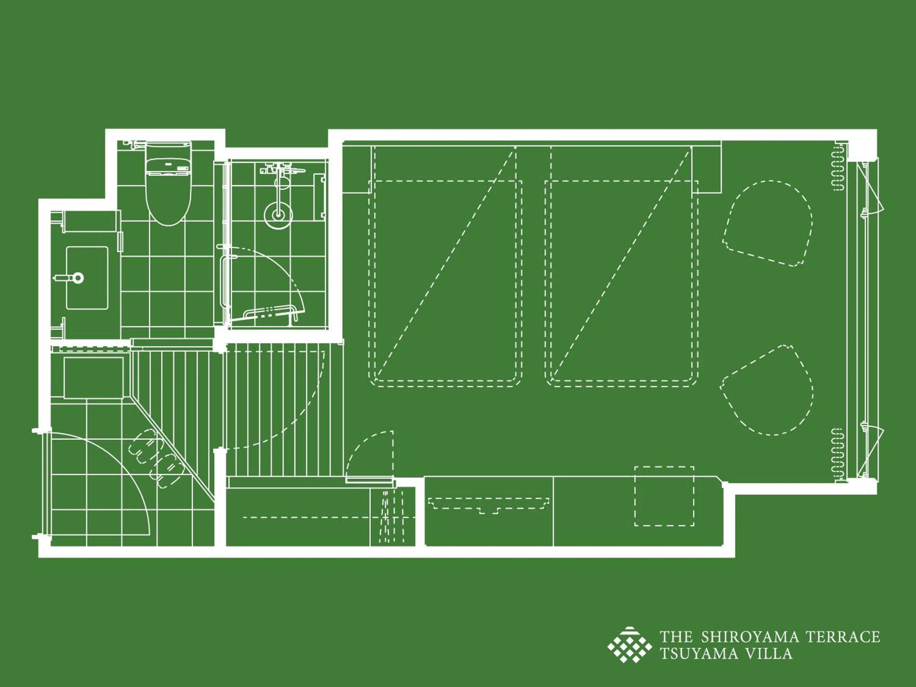 Photo of the whole room in The Shiroyama Terrace Tsuyama Villa