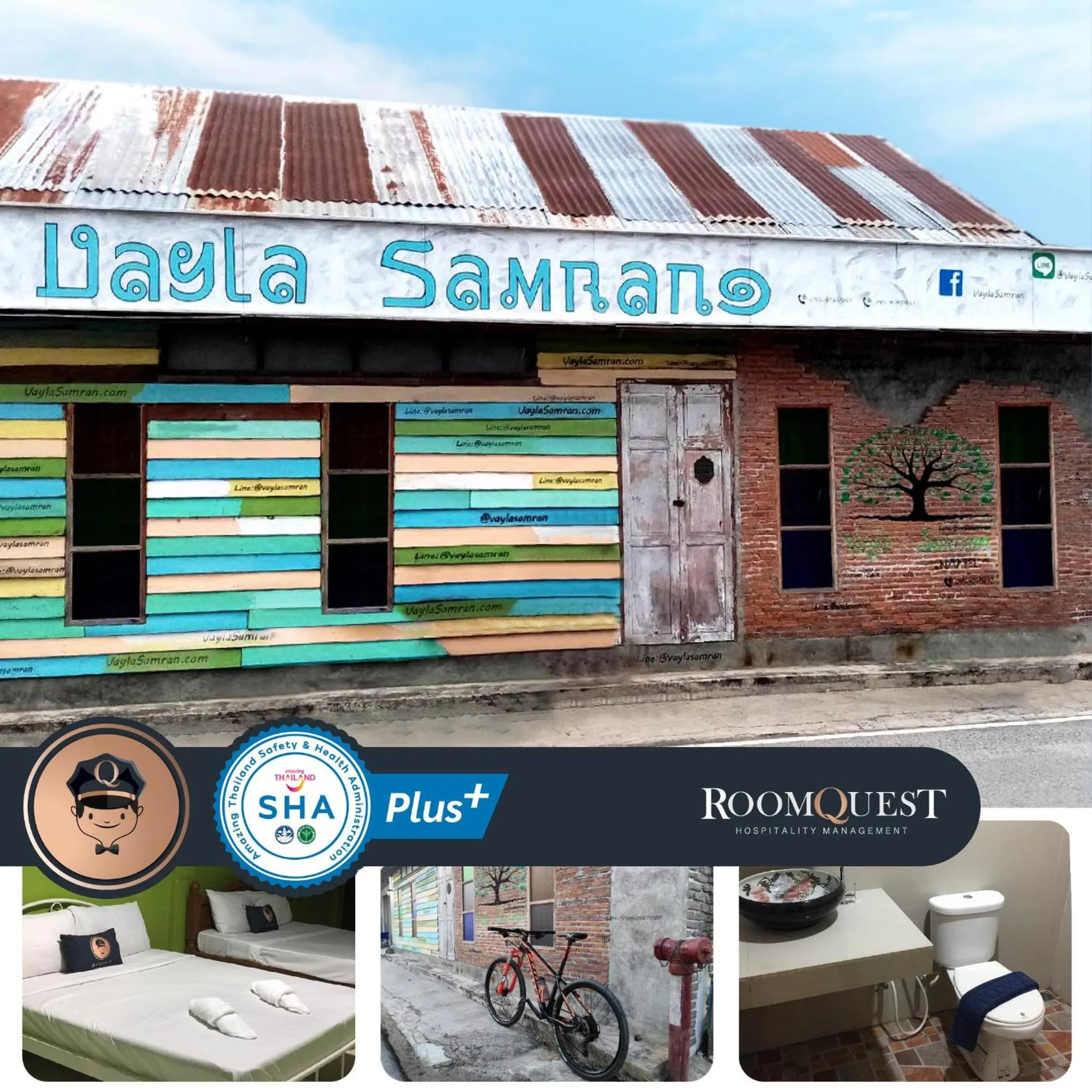 Property building in RoomQuest Amphawa Vaylasamran