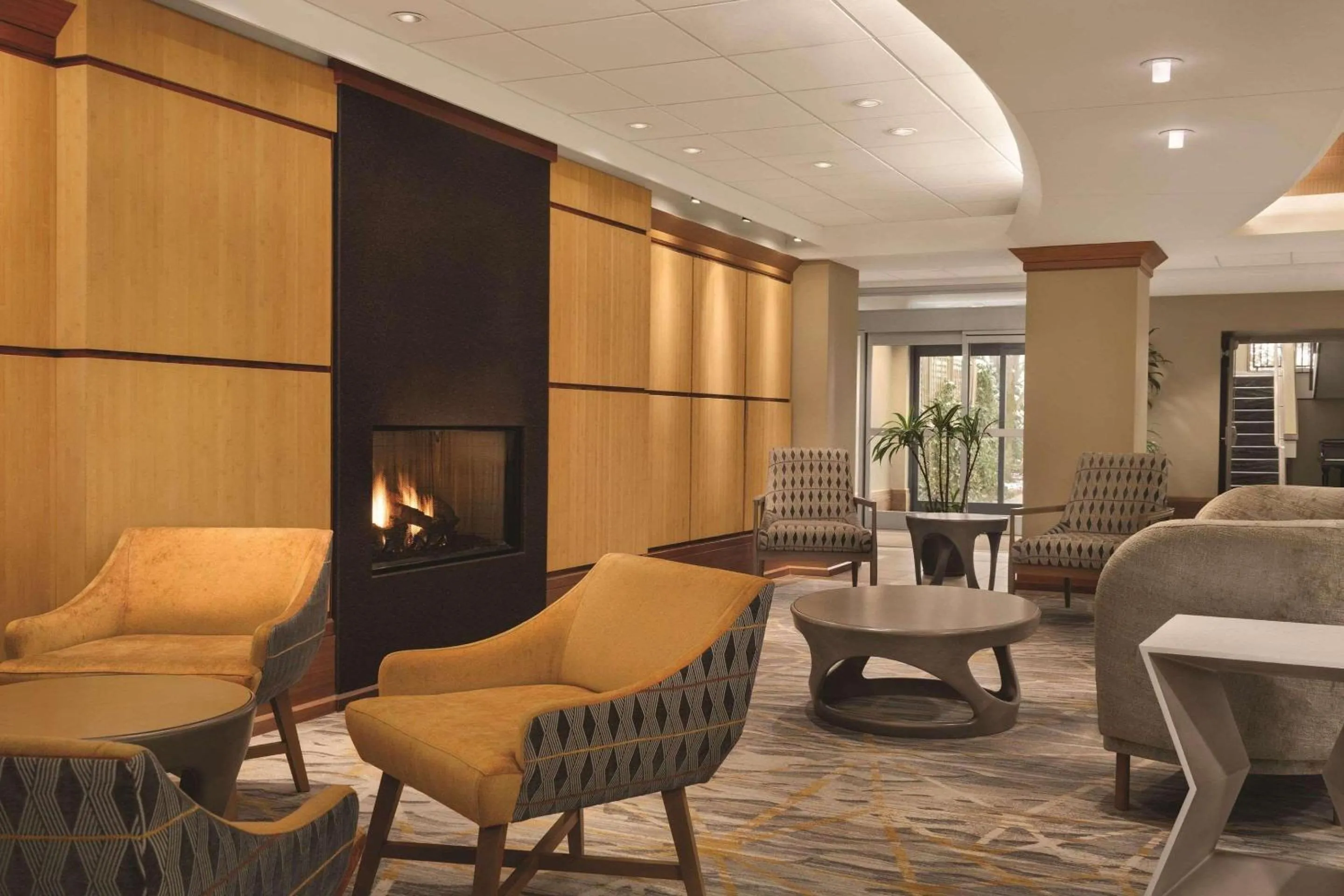 Lobby or reception in Radisson Hotel Providence Airport