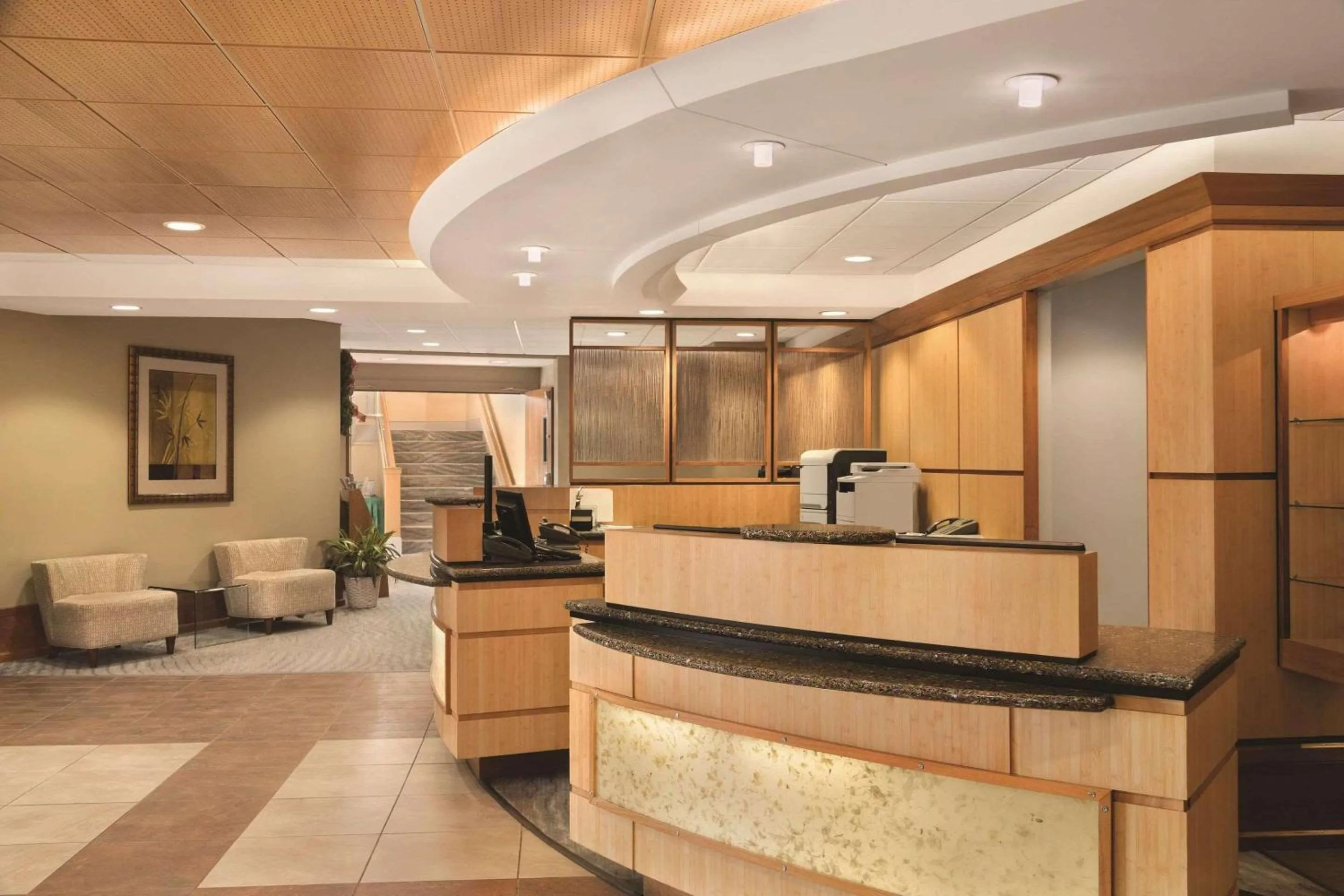 Lobby or reception in Radisson Hotel Providence Airport