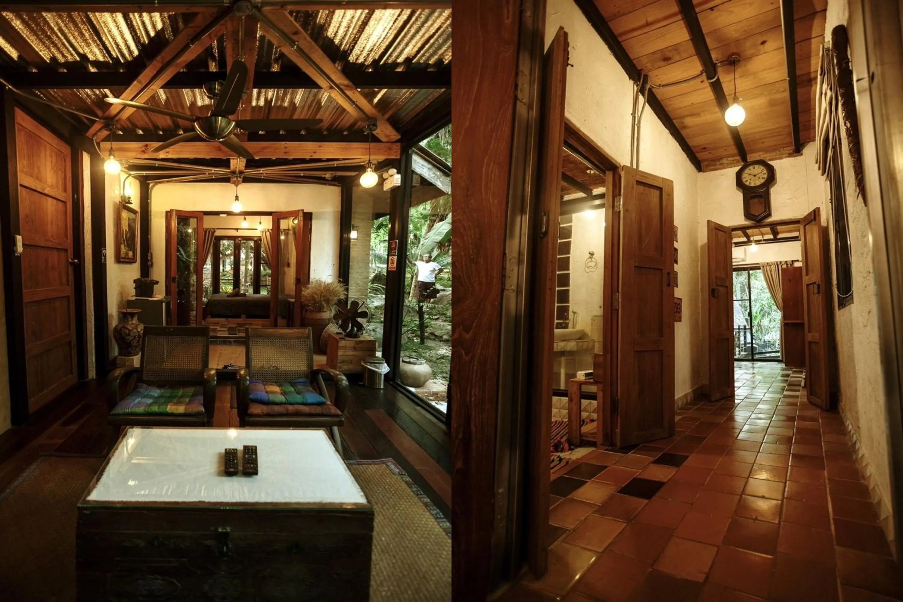 Living room in Voraman Hut