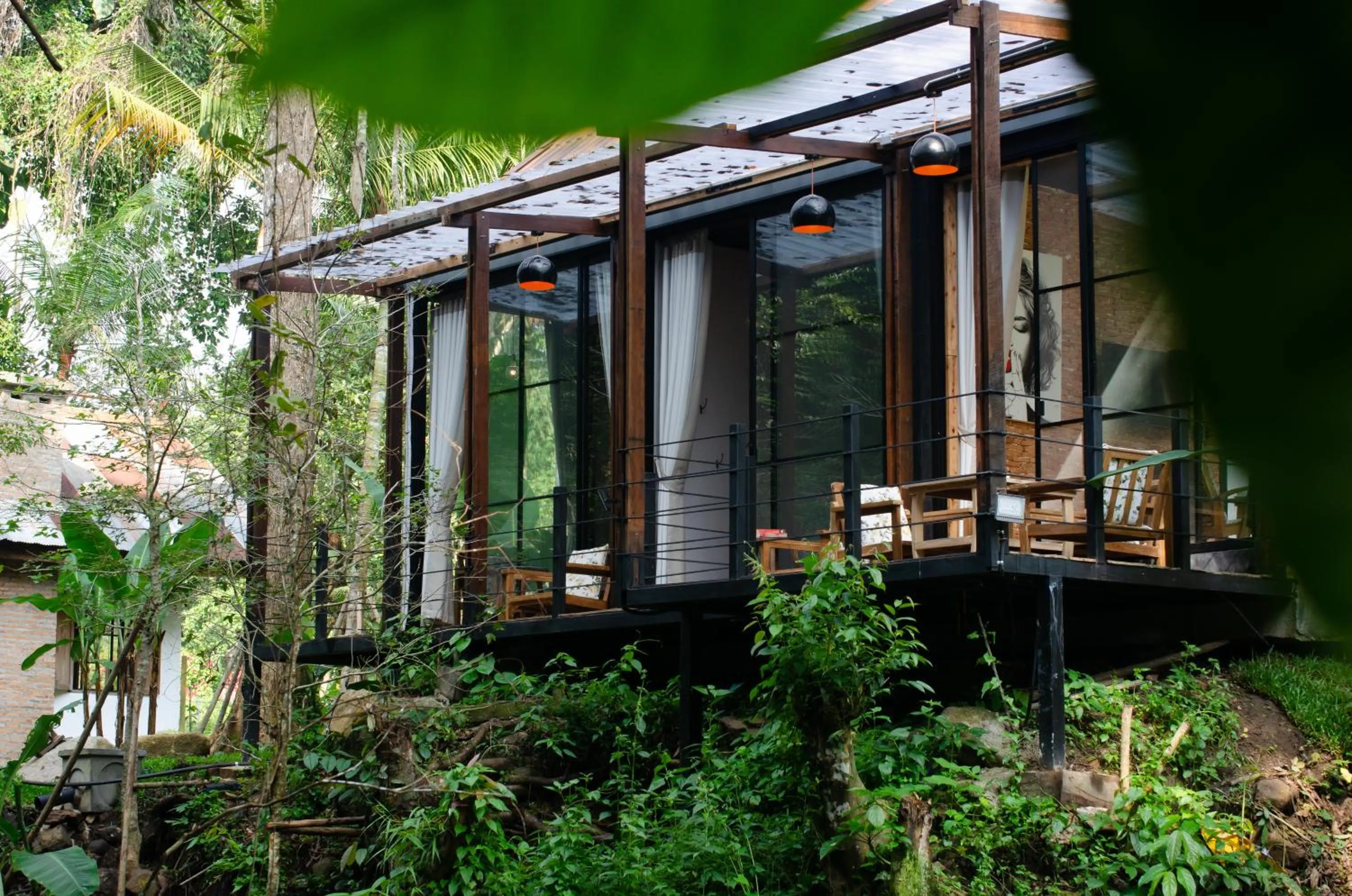 Balcony/Terrace in Voraman Hut