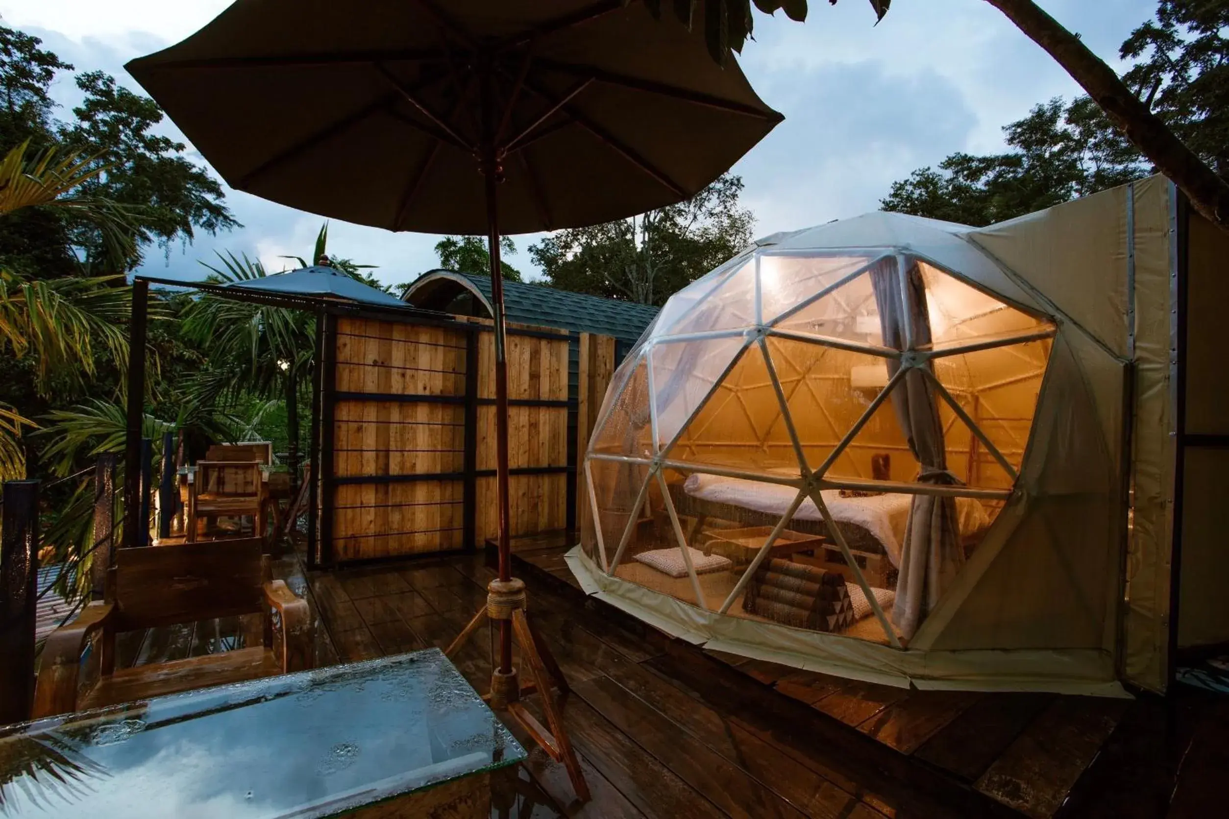 Tent in Voraman Hut Tent in Voraman Hut