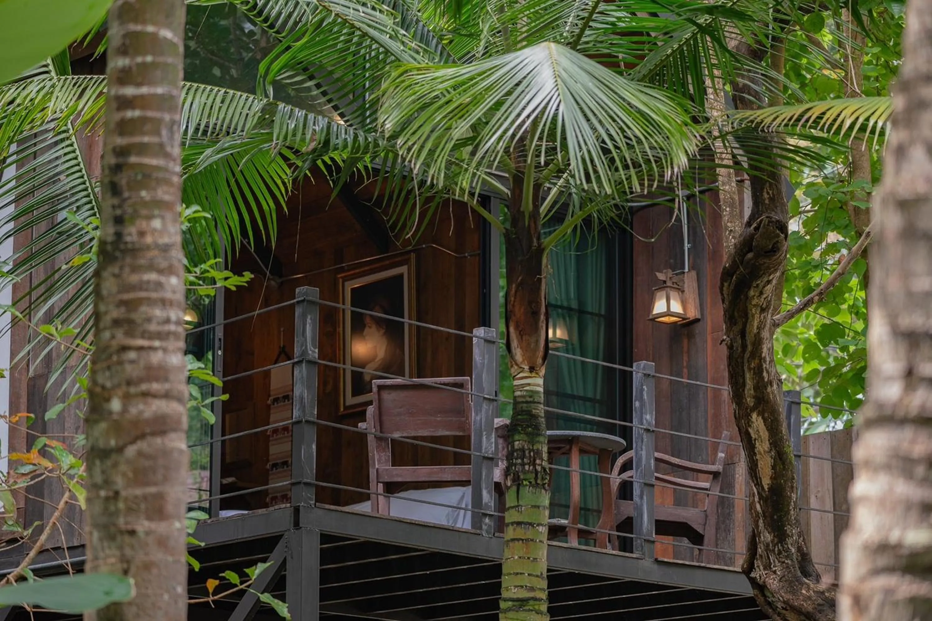 Balcony/Terrace in Voraman Hut