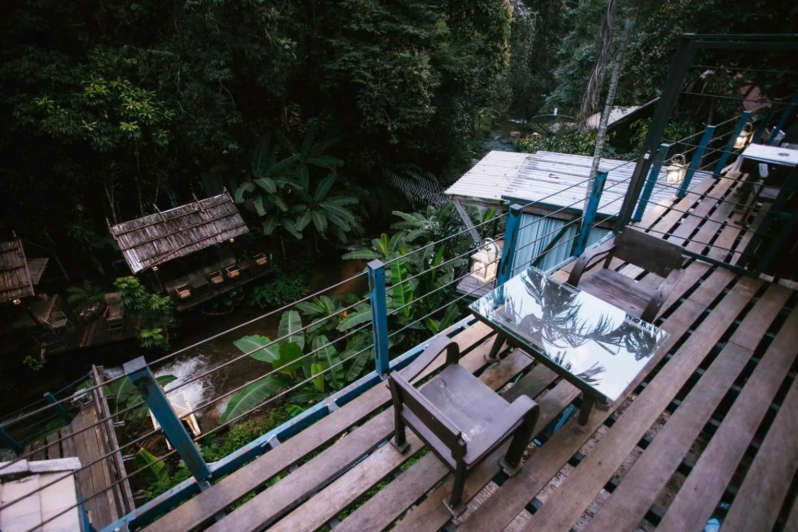 Balcony/Terrace in Voraman Hut