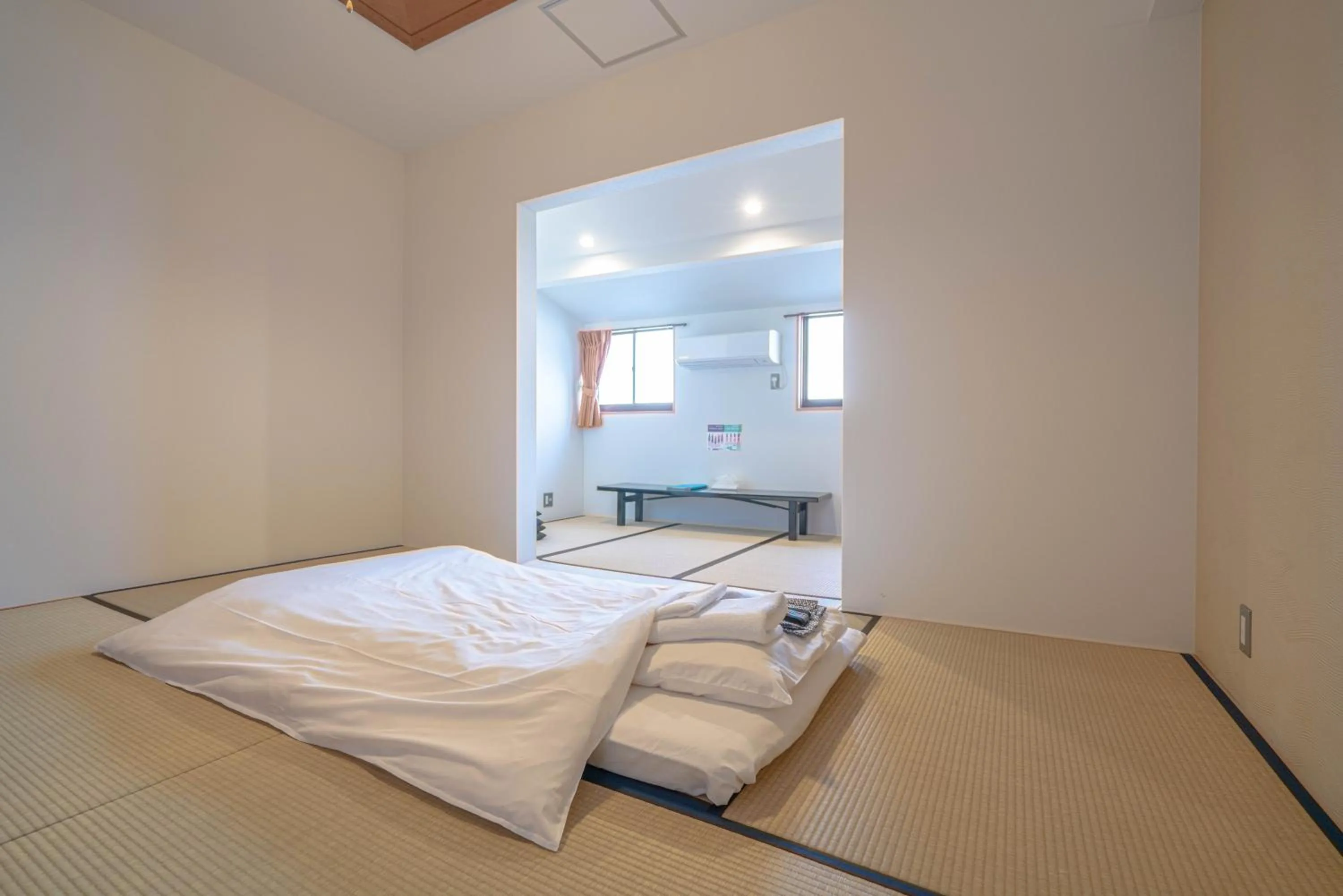 Bed in 4S STAY Awaikeda Ekimae