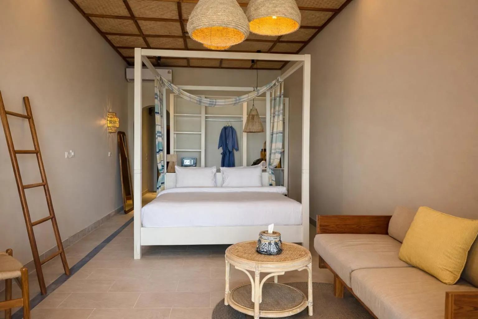 Bedroom in Baan Jai Dee Beach Front Hotel