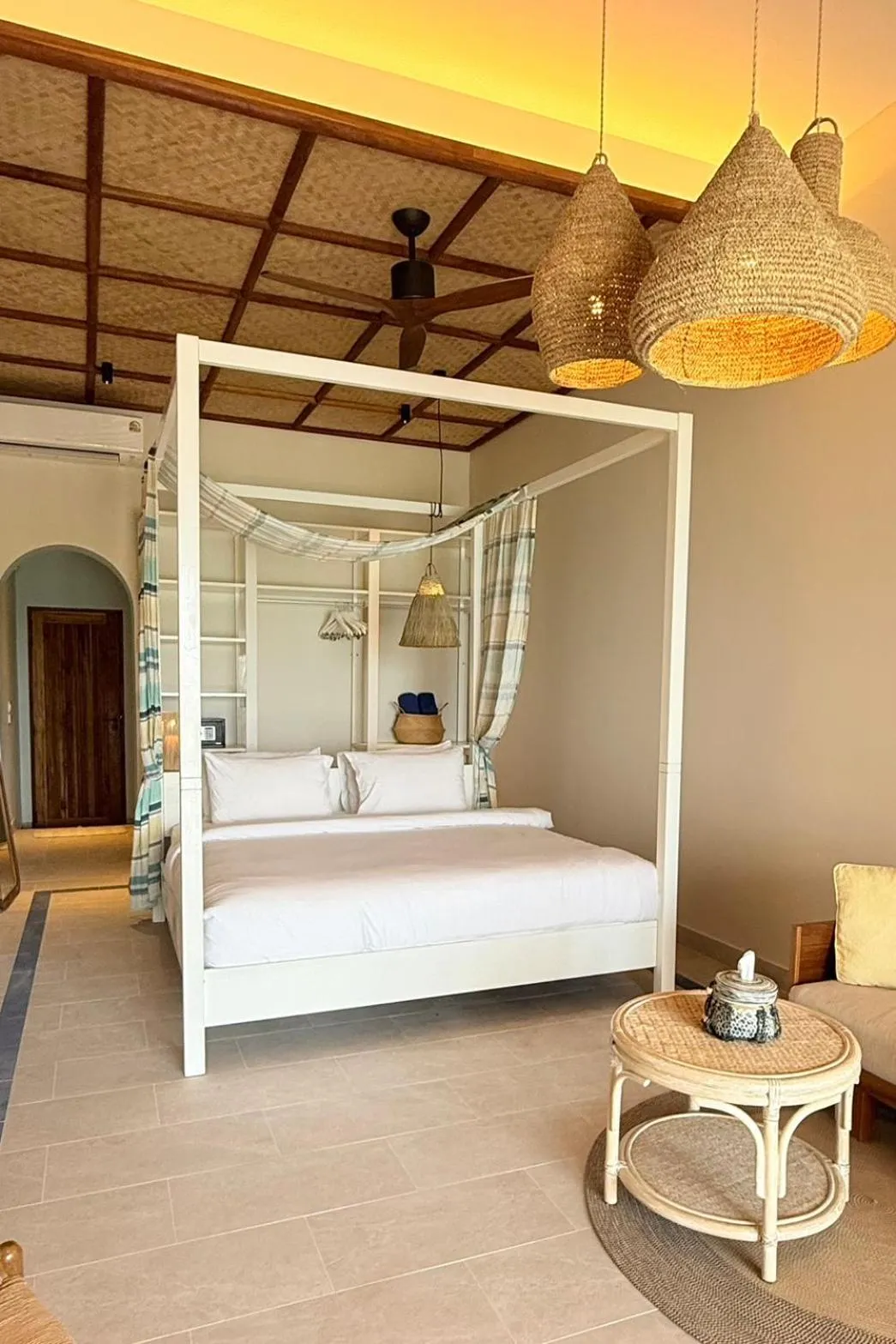 Bedroom in Baan Jai Dee Beach Front Hotel