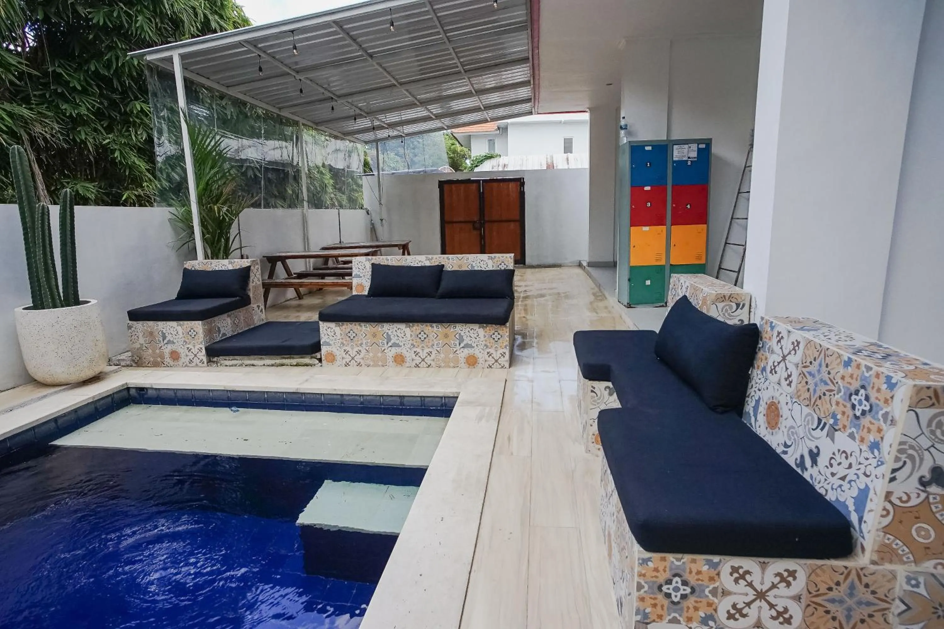 Swimming pool in Margarita Surf Hostel Canggu