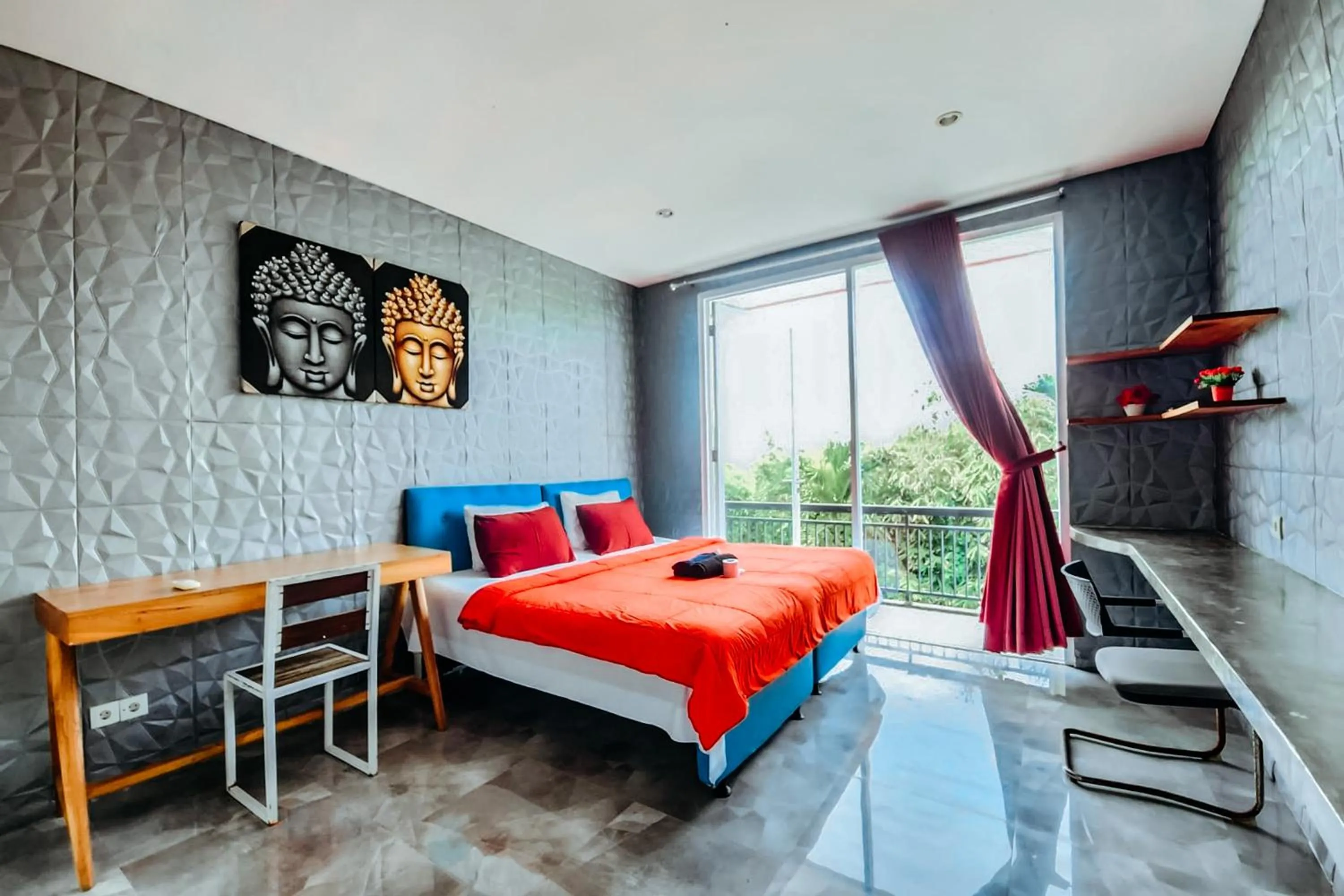 Bedroom, Bed in Margarita Surf Hostel Canggu