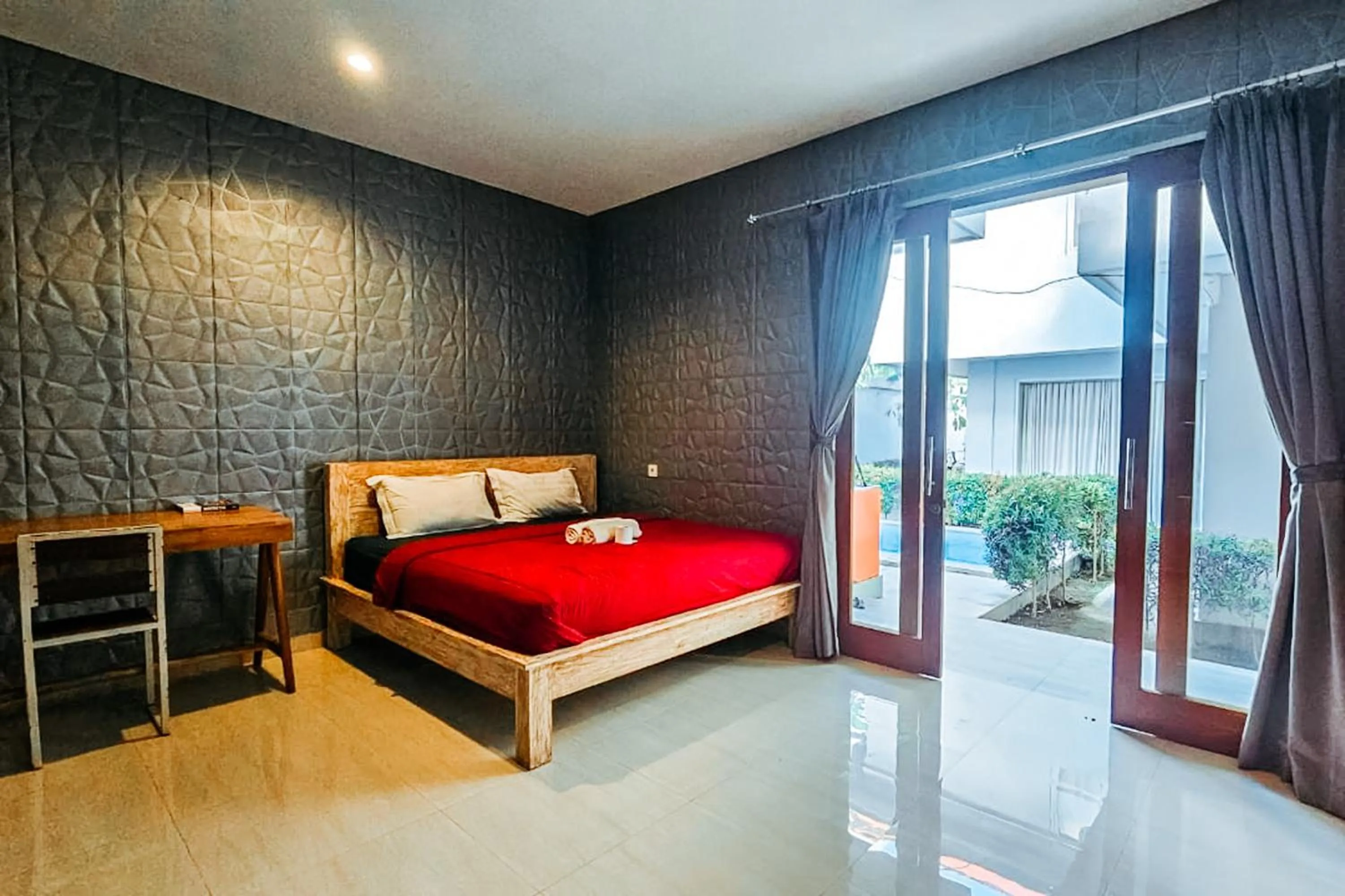 Bedroom, Bed in Margarita Surf Hostel Canggu