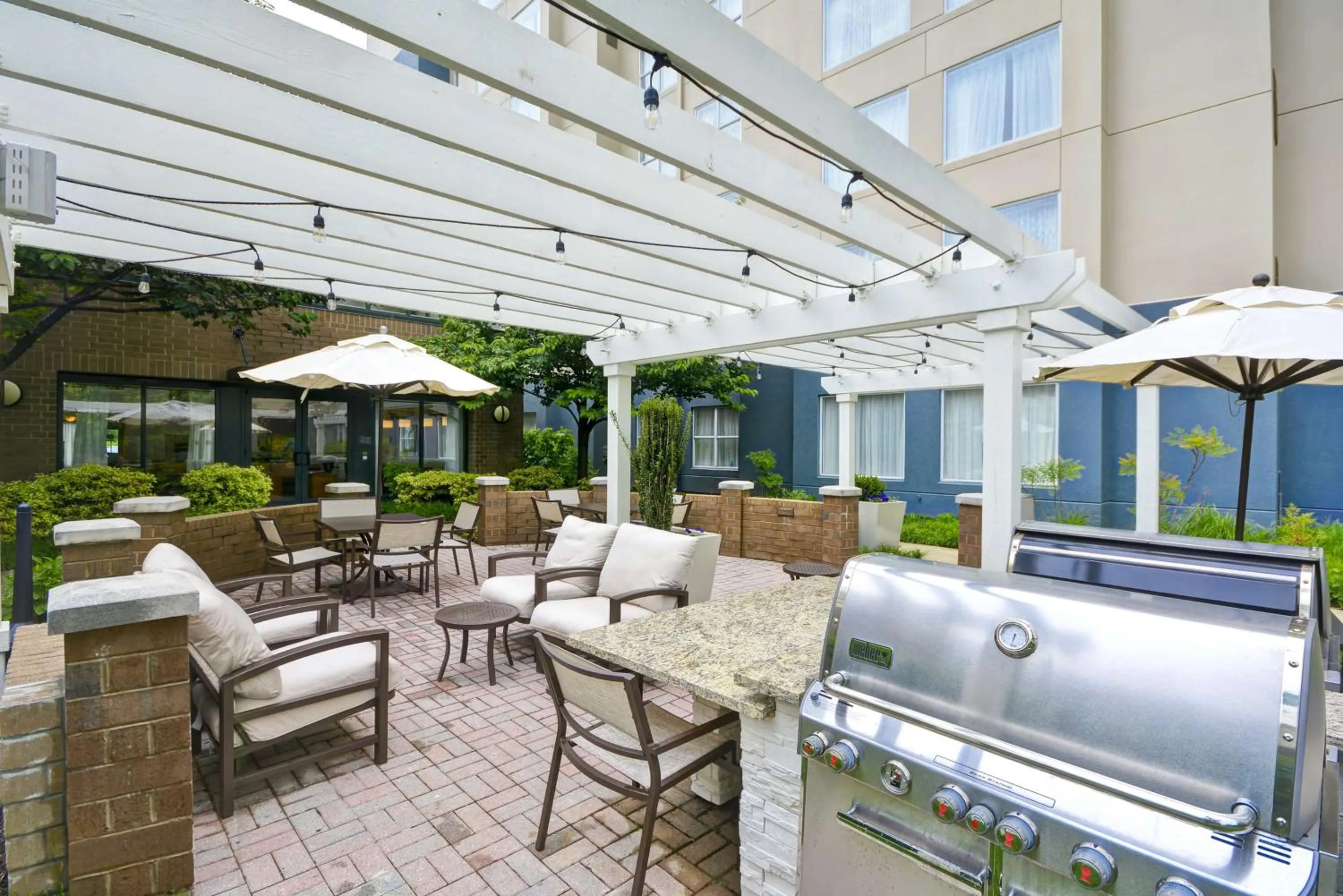 Patio in Homewood Suites Dulles-International Airport