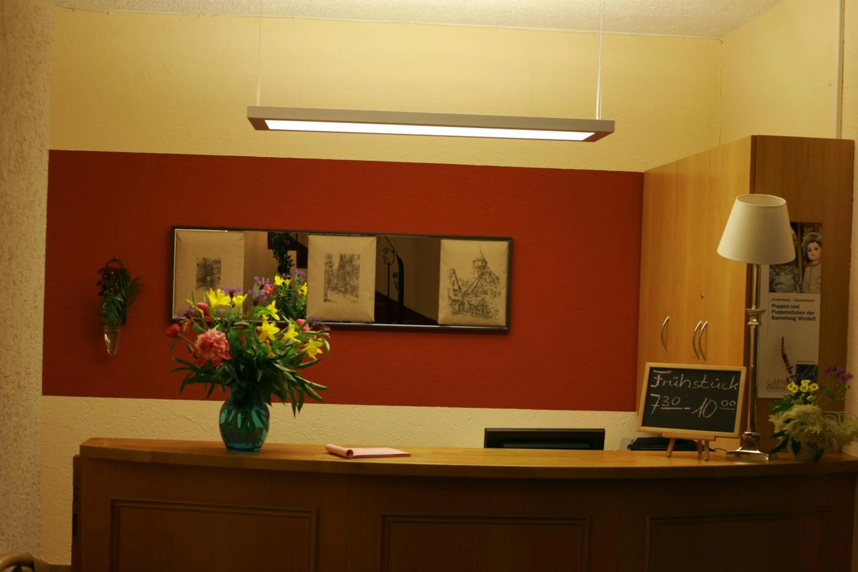 Lobby or reception in Tauberhotel Kette