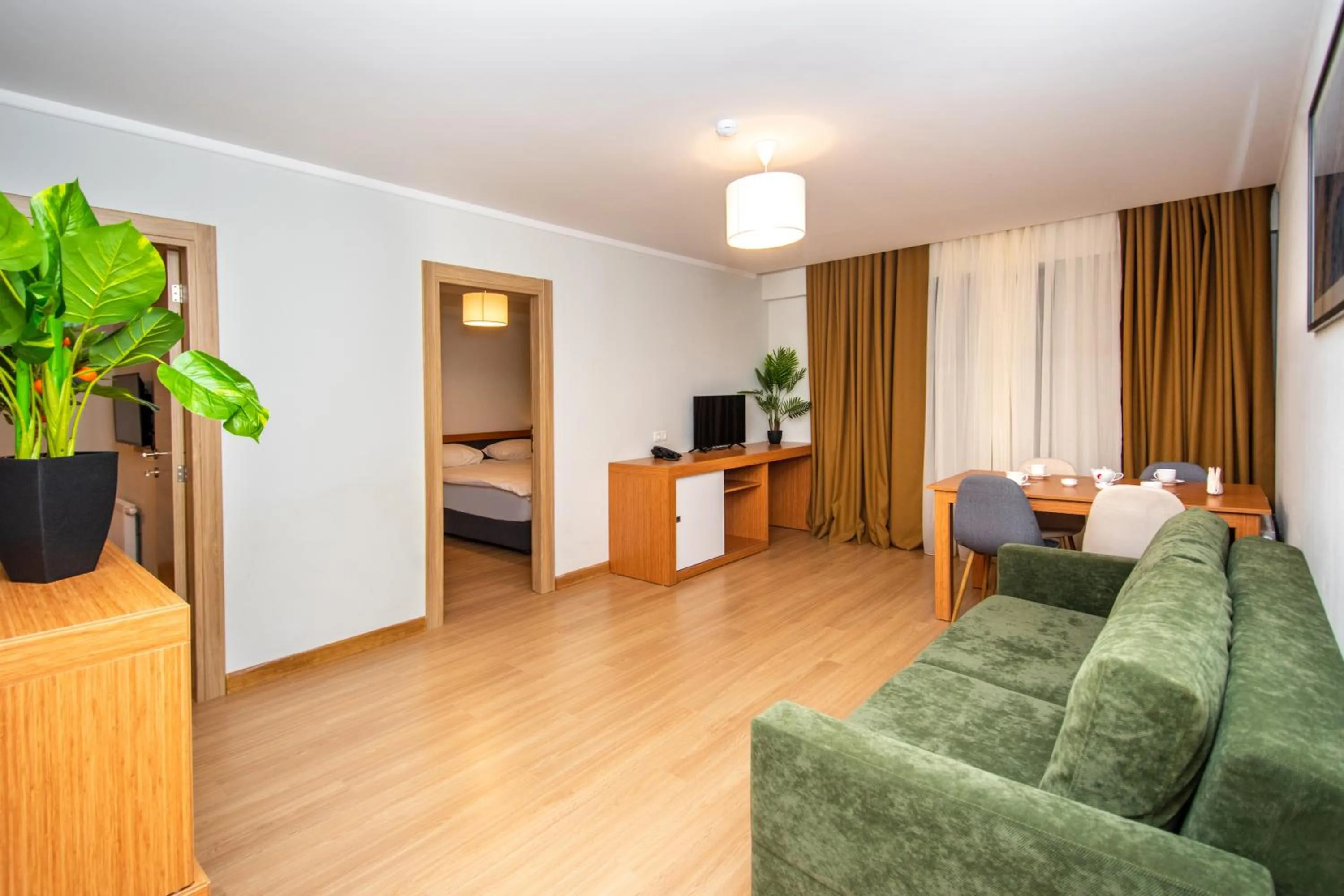 Living room, Bed in Orbi Palace Hotel Official