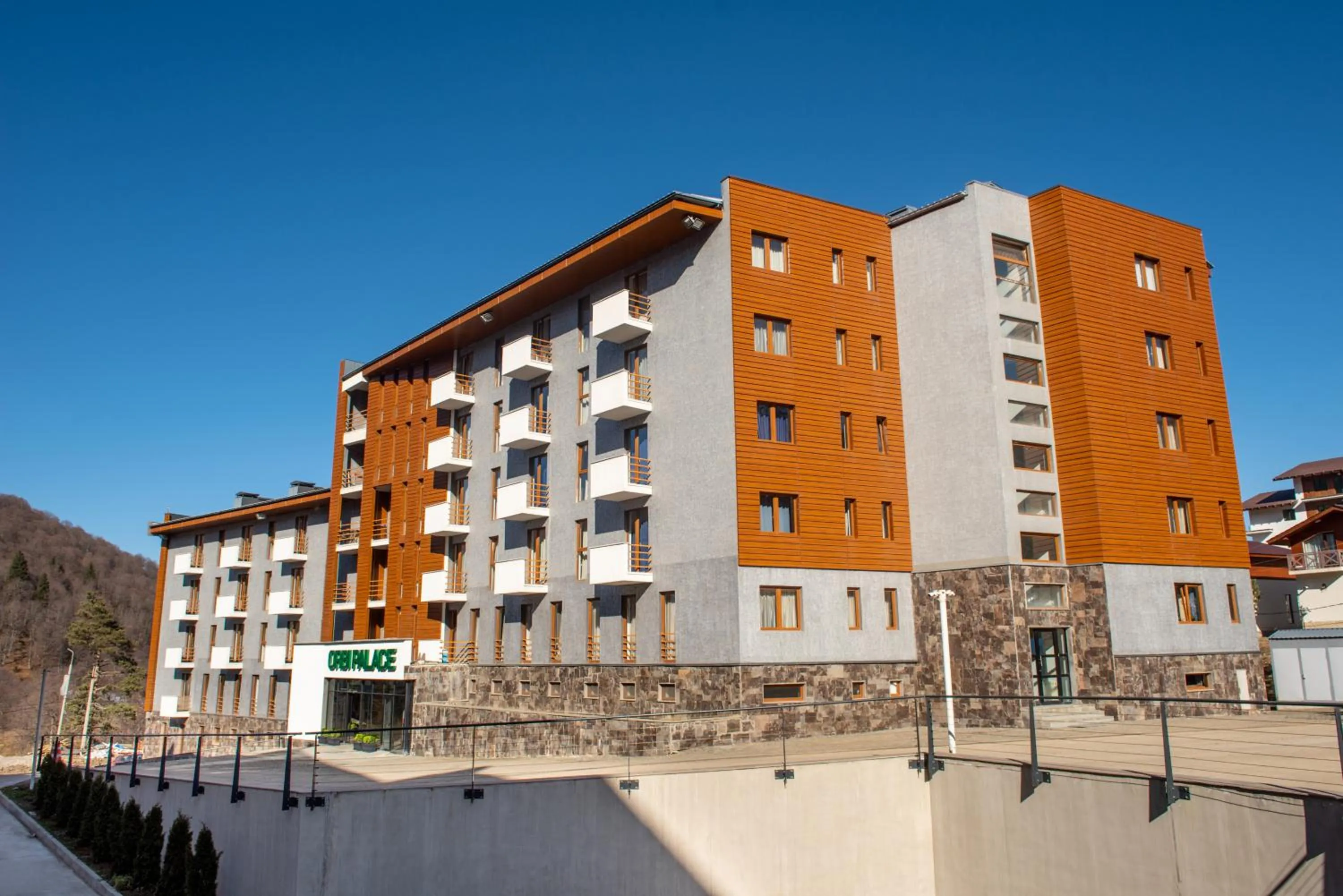 Property building in Orbi Palace Hotel Official