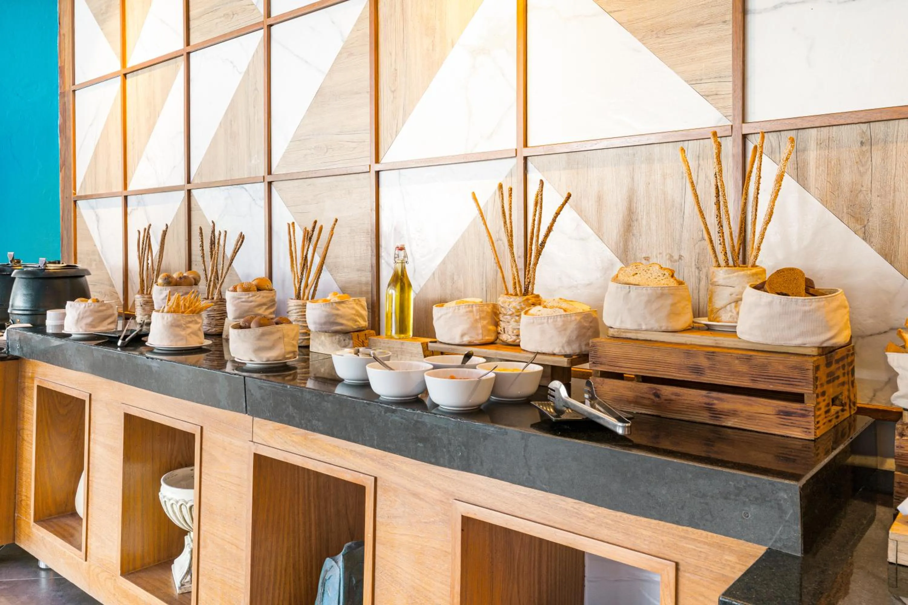 Buffet breakfast in Bakour Punta Cana Suites