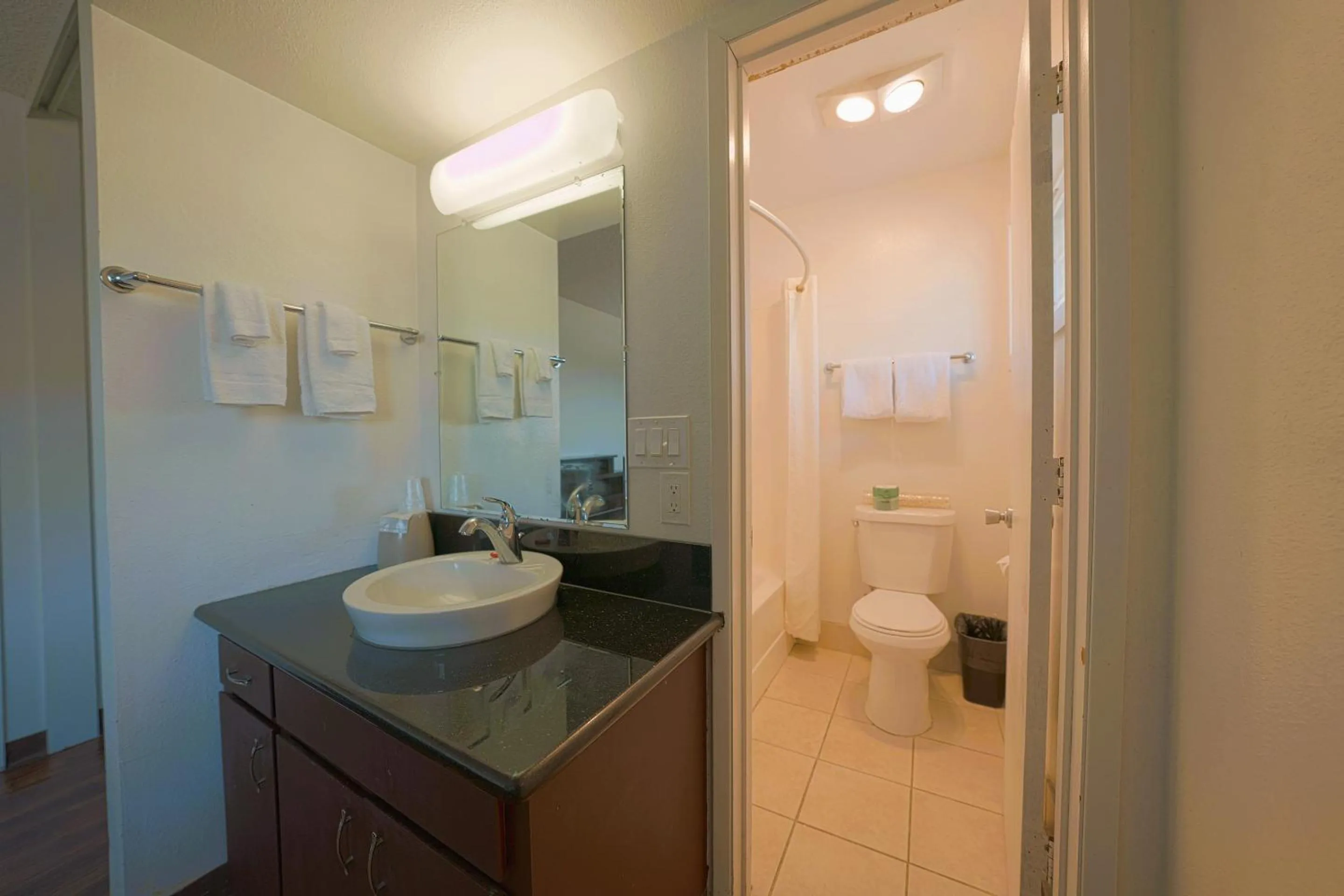 Bathroom in OYO Hotel St Helens OR