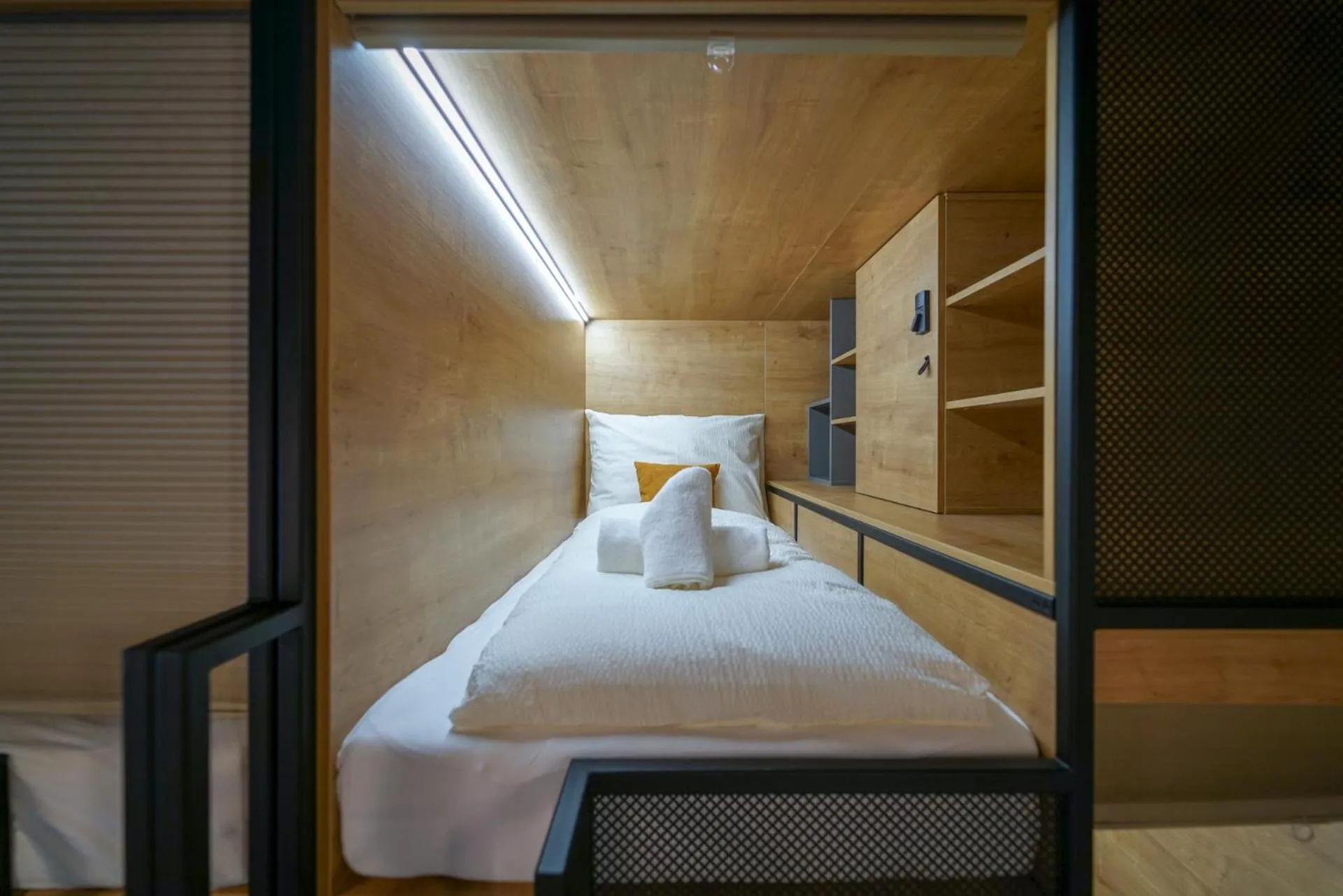 Photo of the whole room, Bed in CHORS like a hotel - Capsule & NFT Boutique Hostel Bratislava - City Center