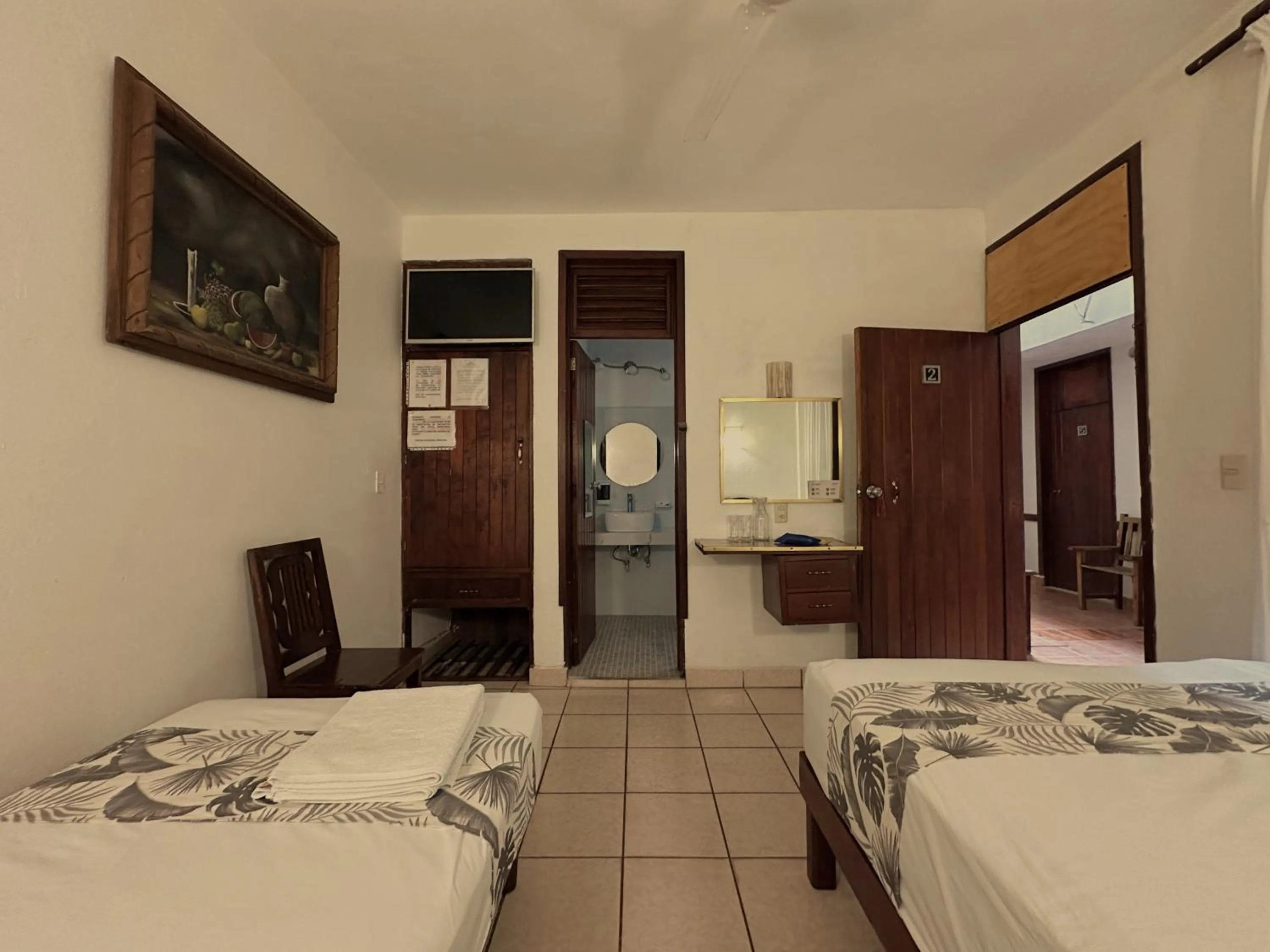 Bed in Hotel San Juan