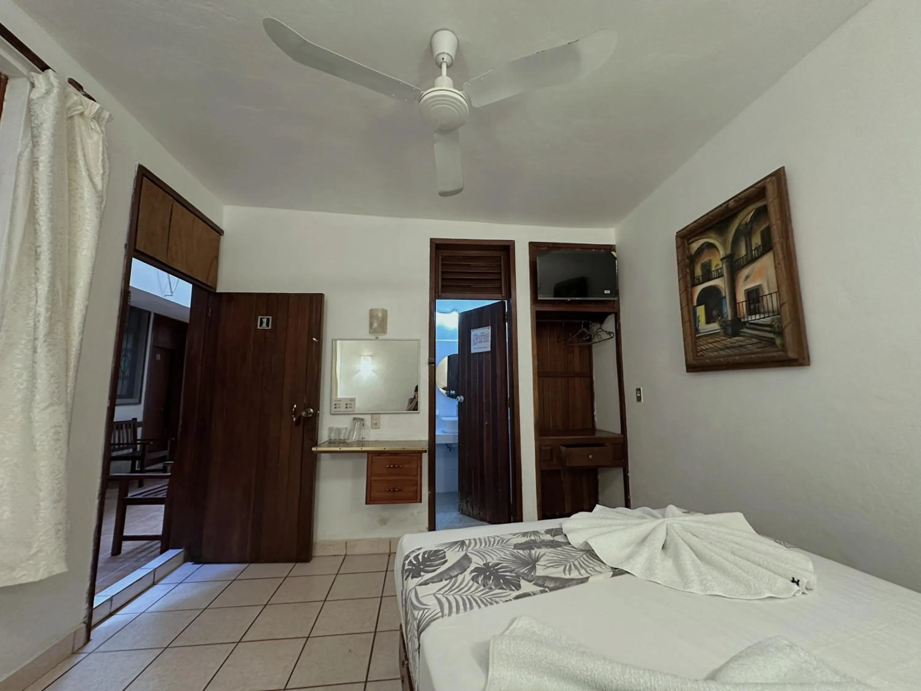 Bed in Hotel San Juan