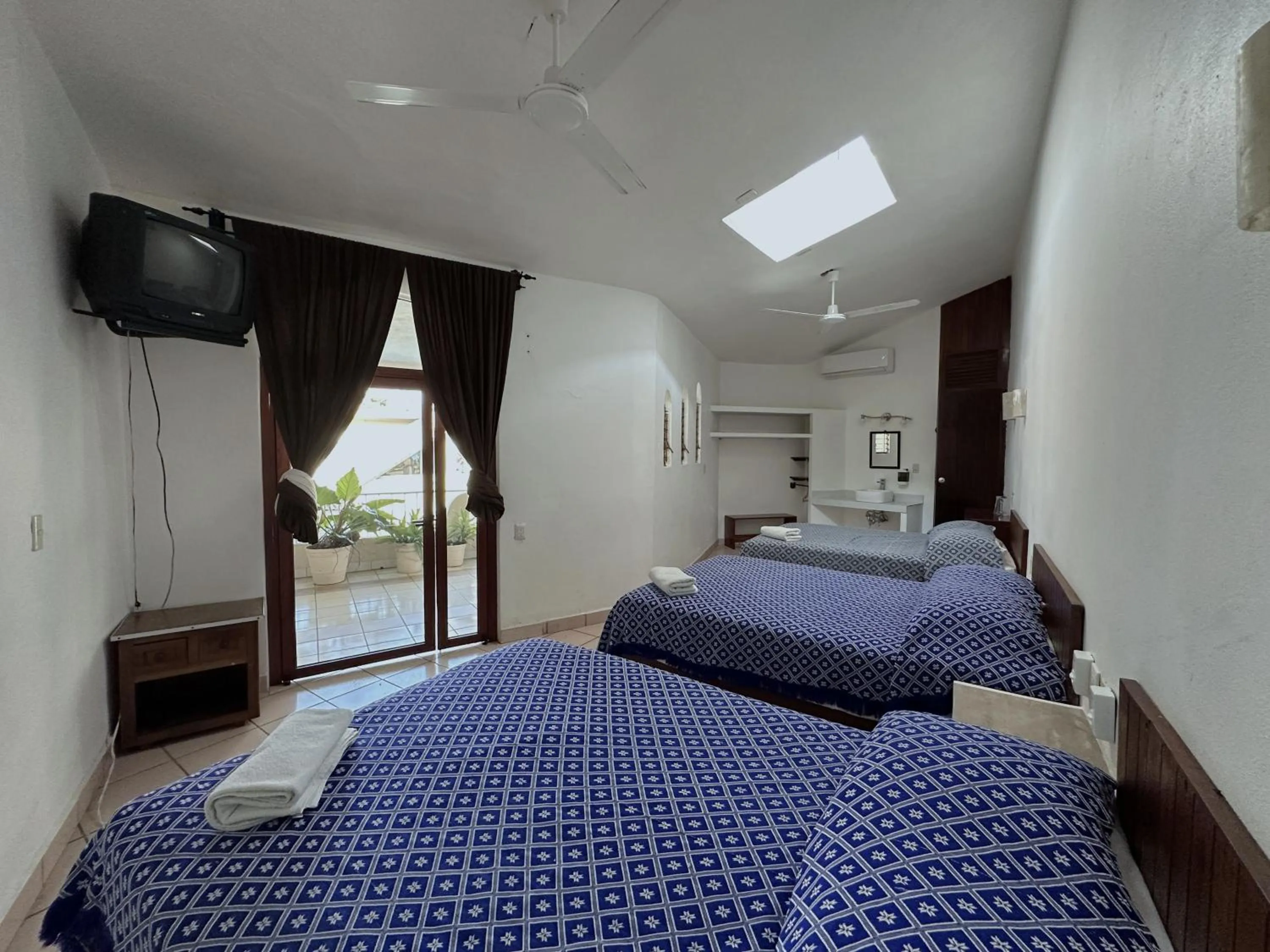 Bed in Hotel San Juan