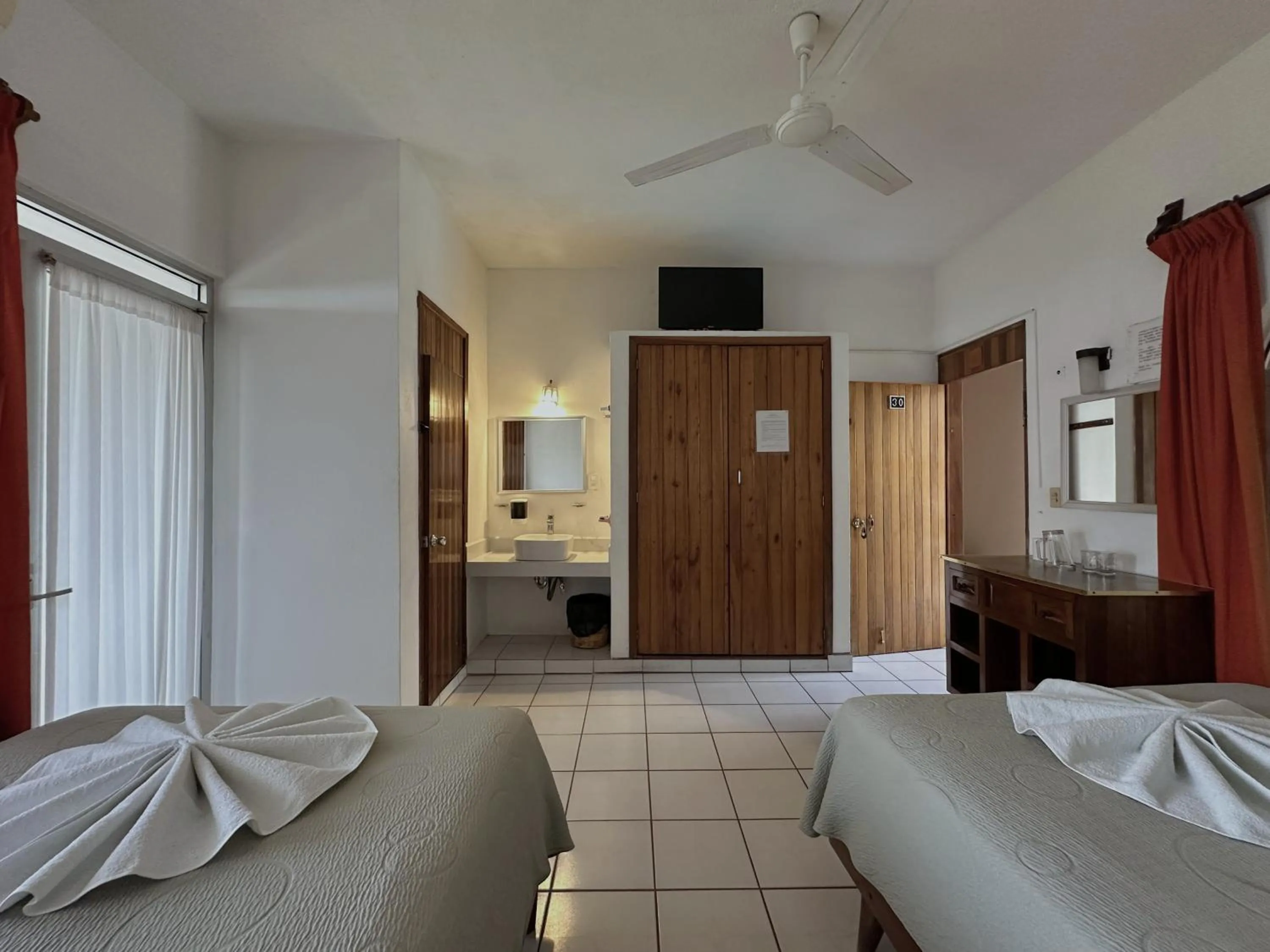 Bed in Hotel San Juan