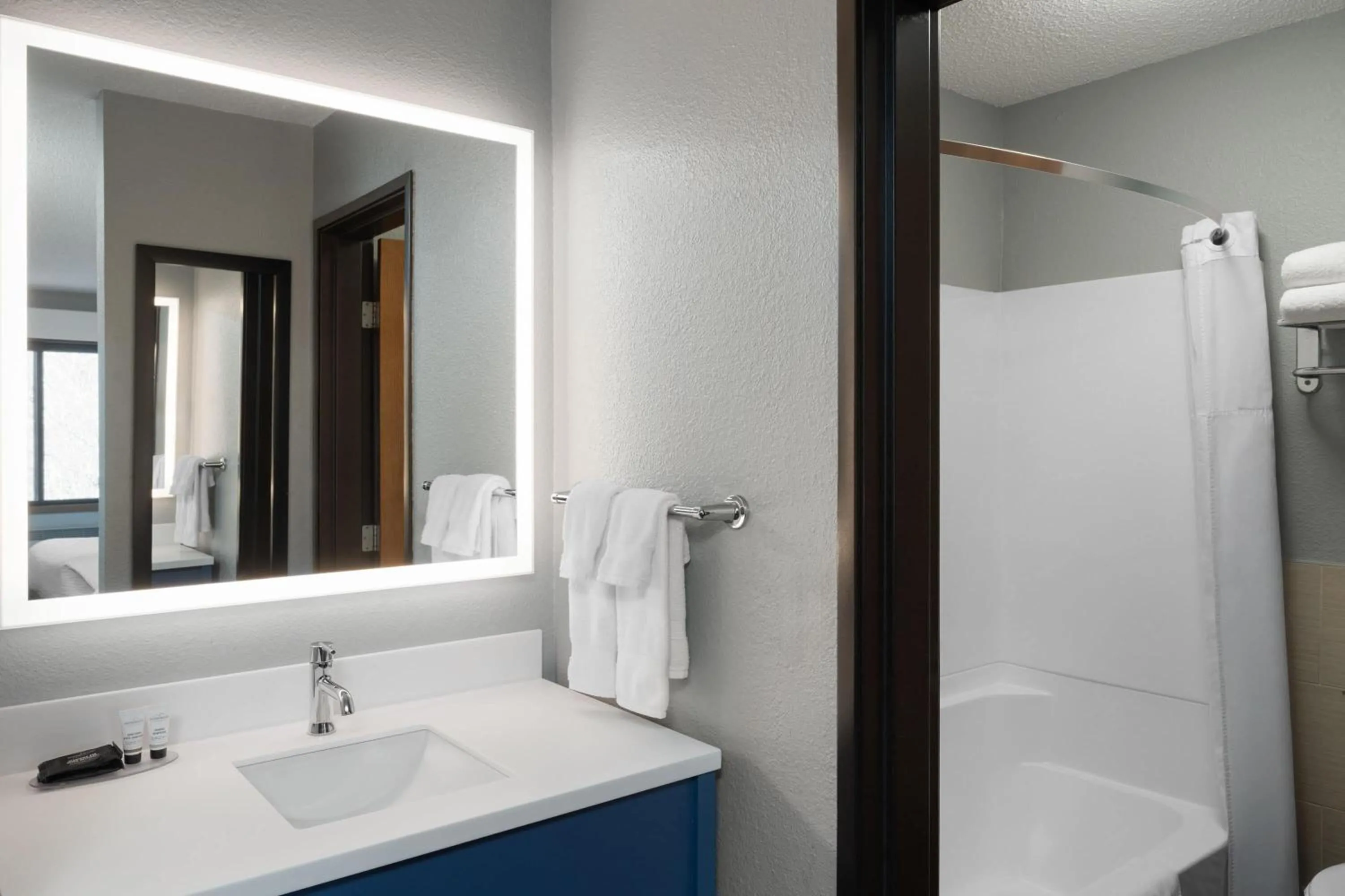 Bathroom in AmericInn by Wyndham Tofte Near Lake Superior