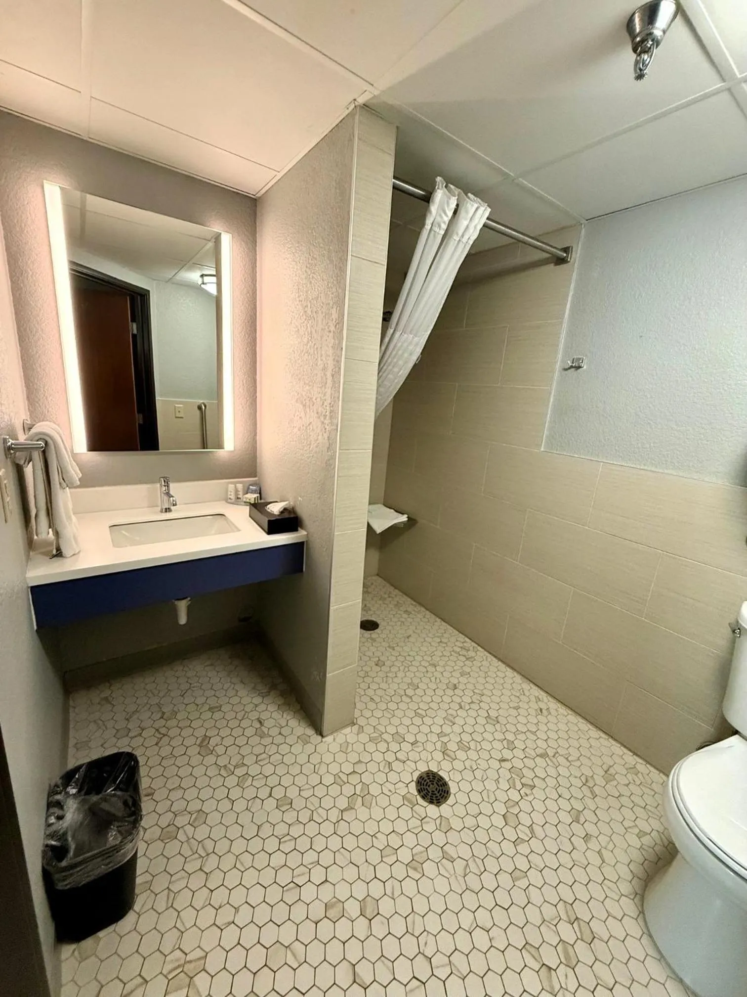 Shower in AmericInn by Wyndham Tofte Near Lake Superior