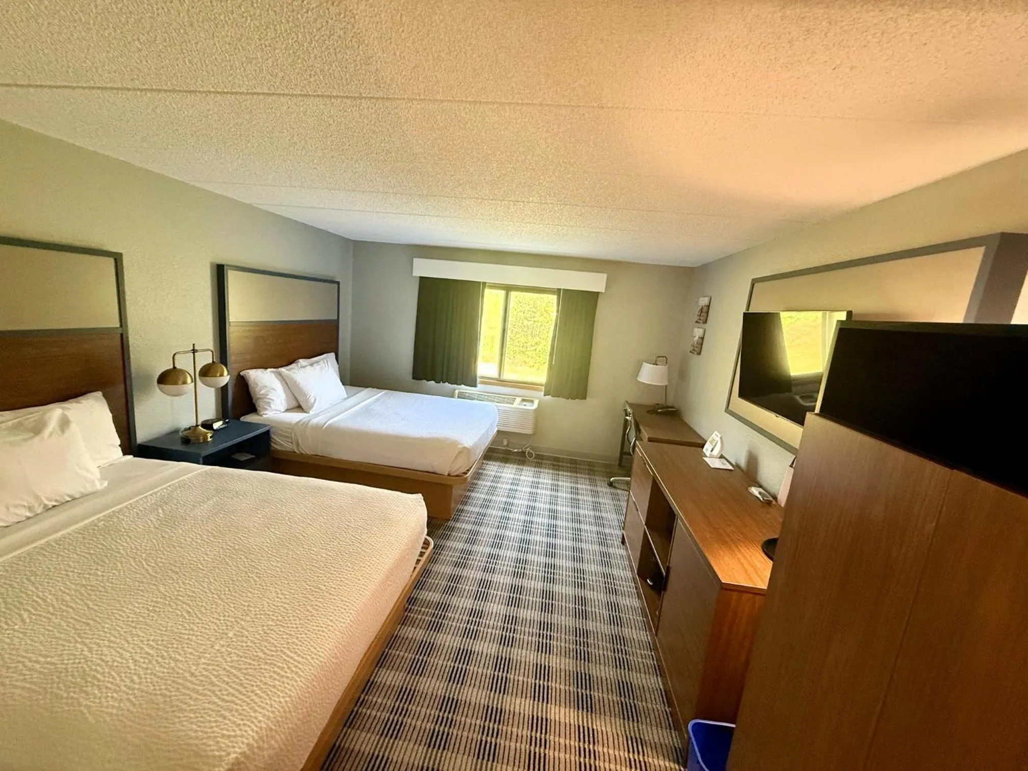 Bed in AmericInn by Wyndham Tofte Near Lake Superior