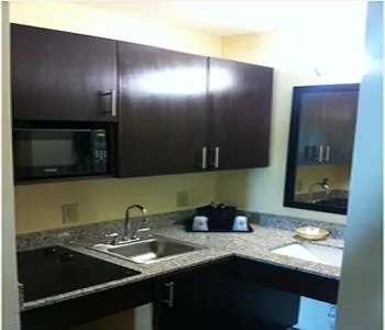 Kitchen or kitchenette in Americas Best Value Inn Lake Charles Interstate 210