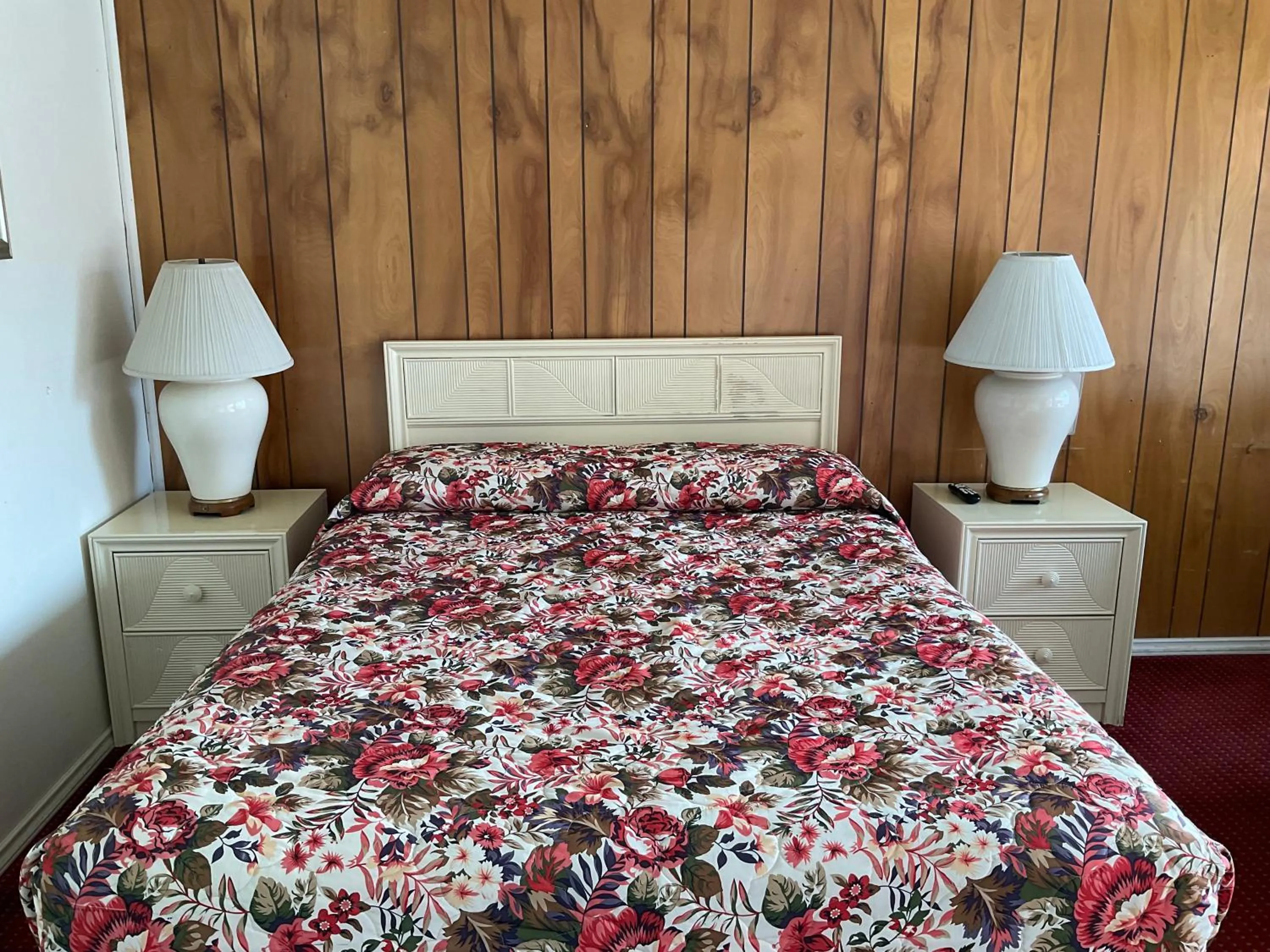 Bed in Front Street Inn