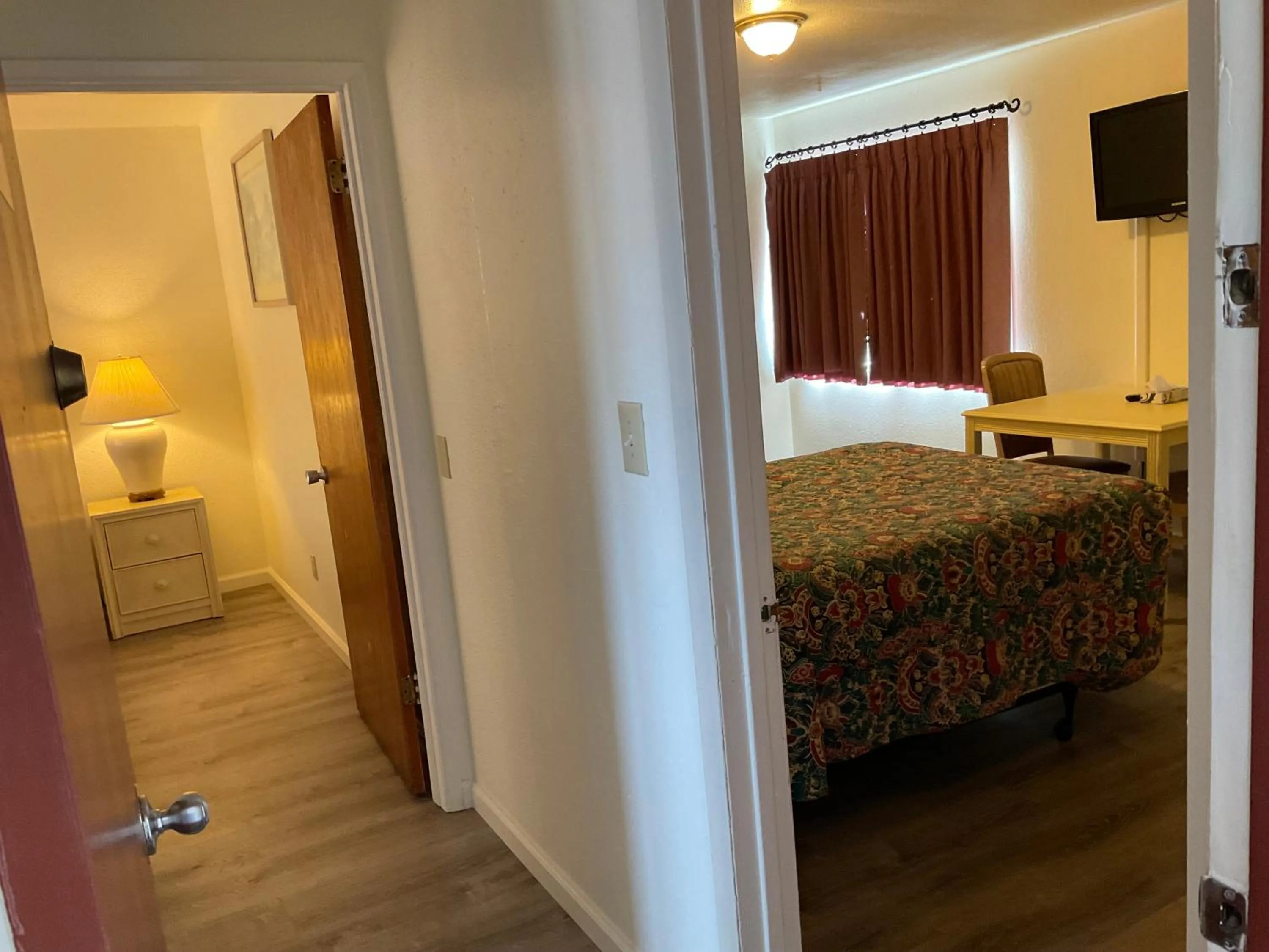 Bed in Front Street Inn