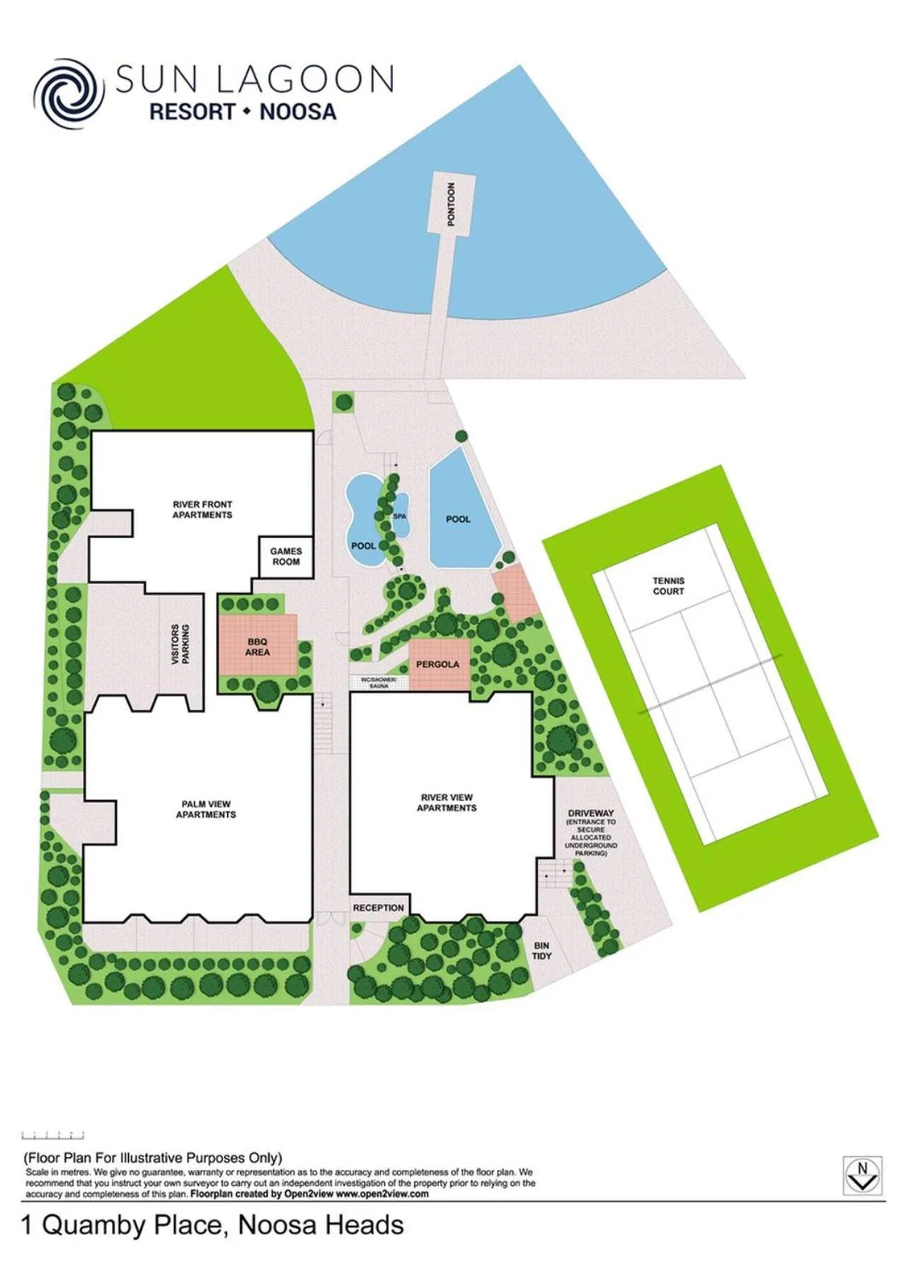 Property building in Sun Lagoon Resort