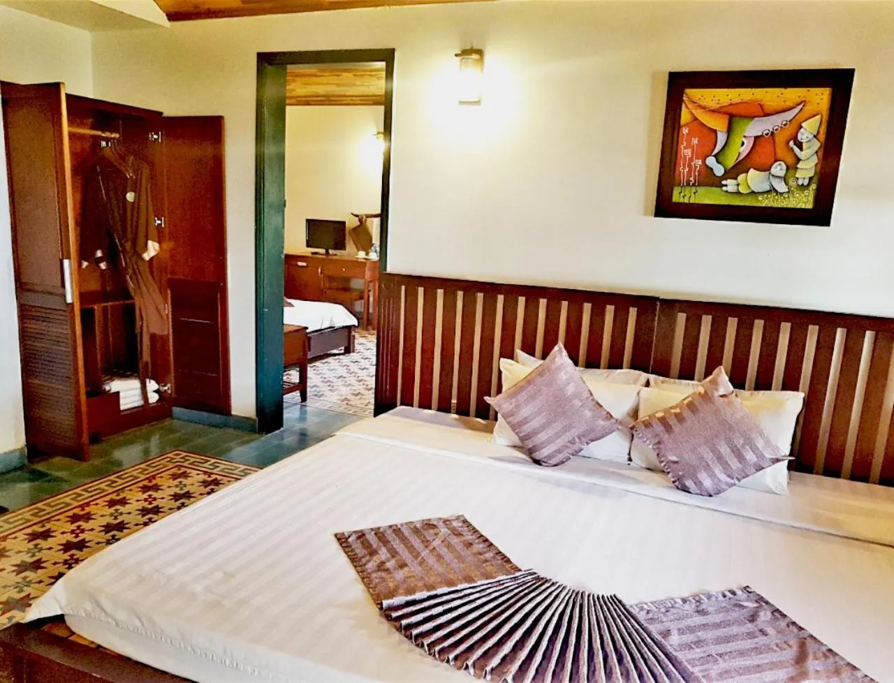 Bed in Phu Quoc Eco Beach Resort