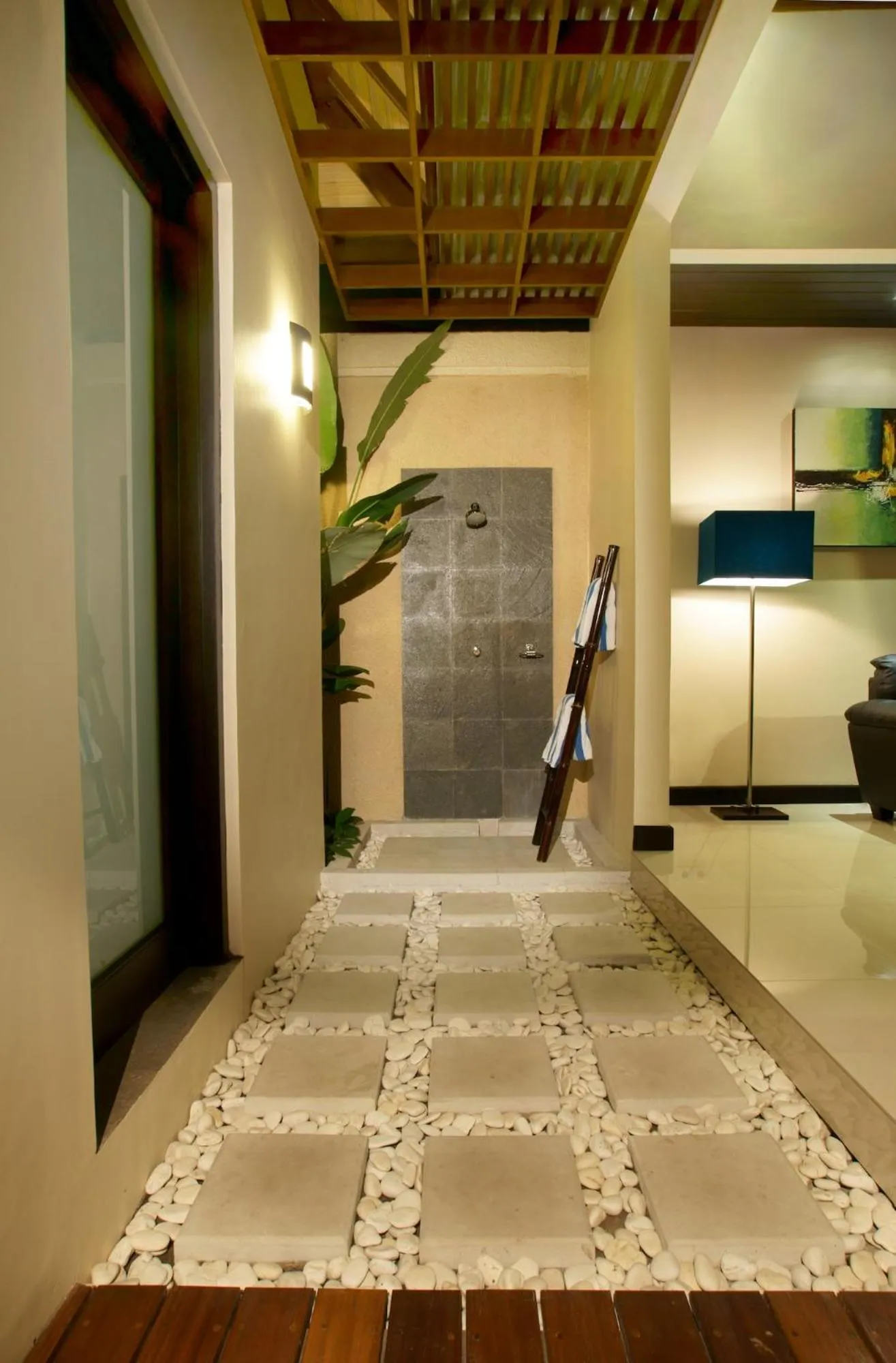 Shower in My Villas In Bali