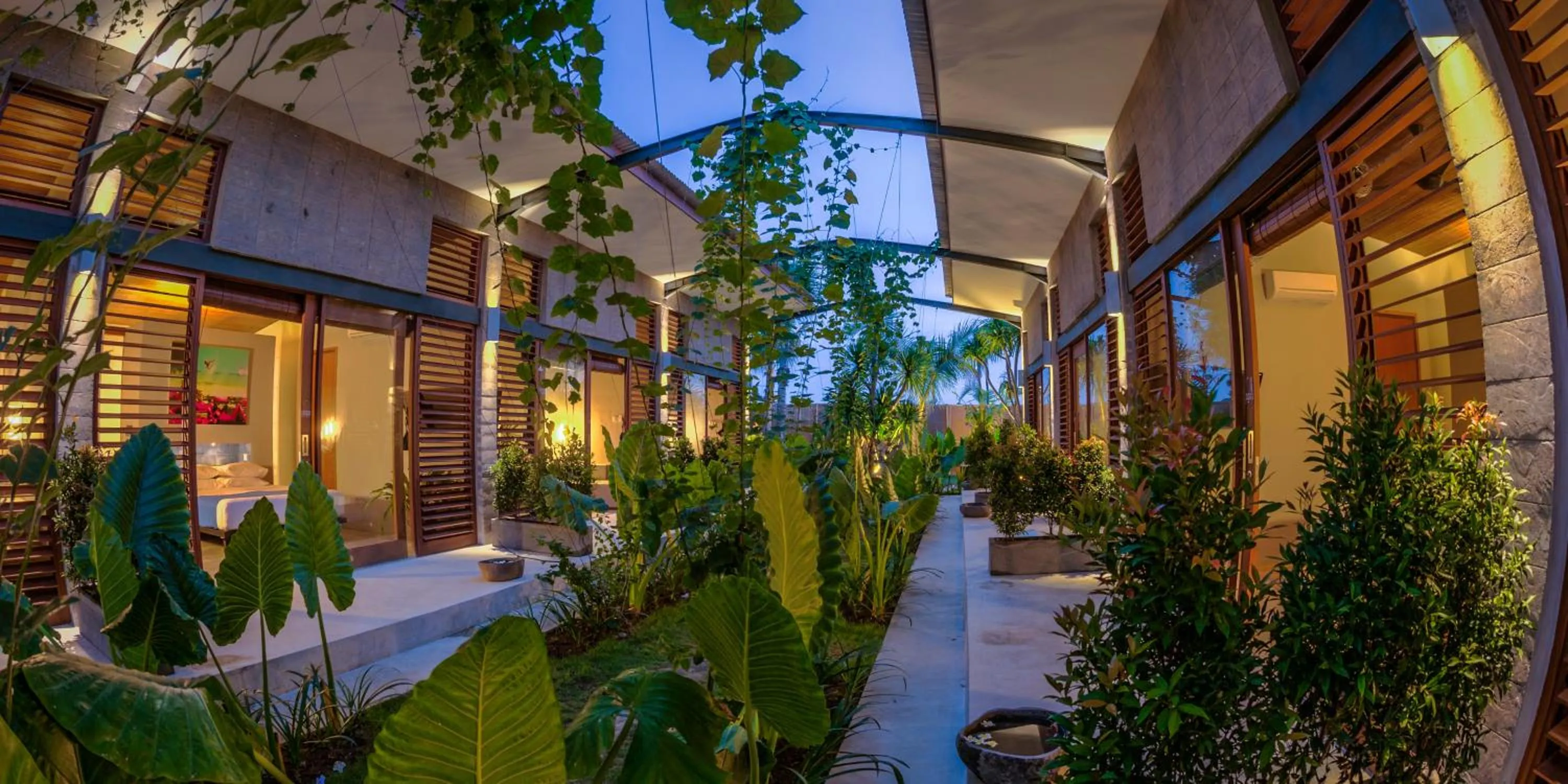 Property building in Hotel Komune and Beach Club Bali