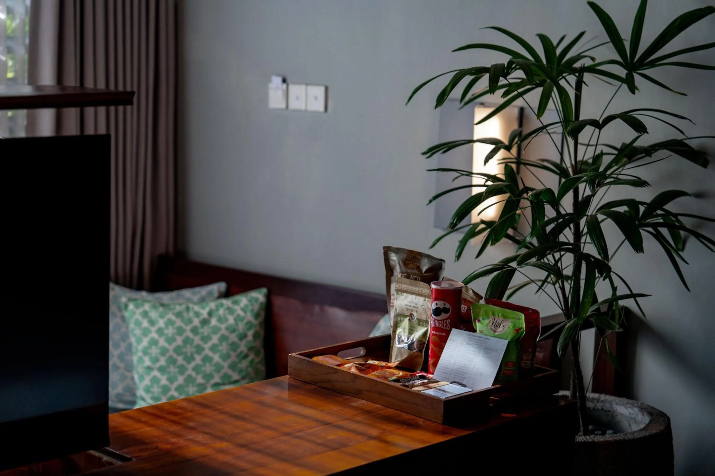 Seating area in Hotel Komune and Beach Club Bali